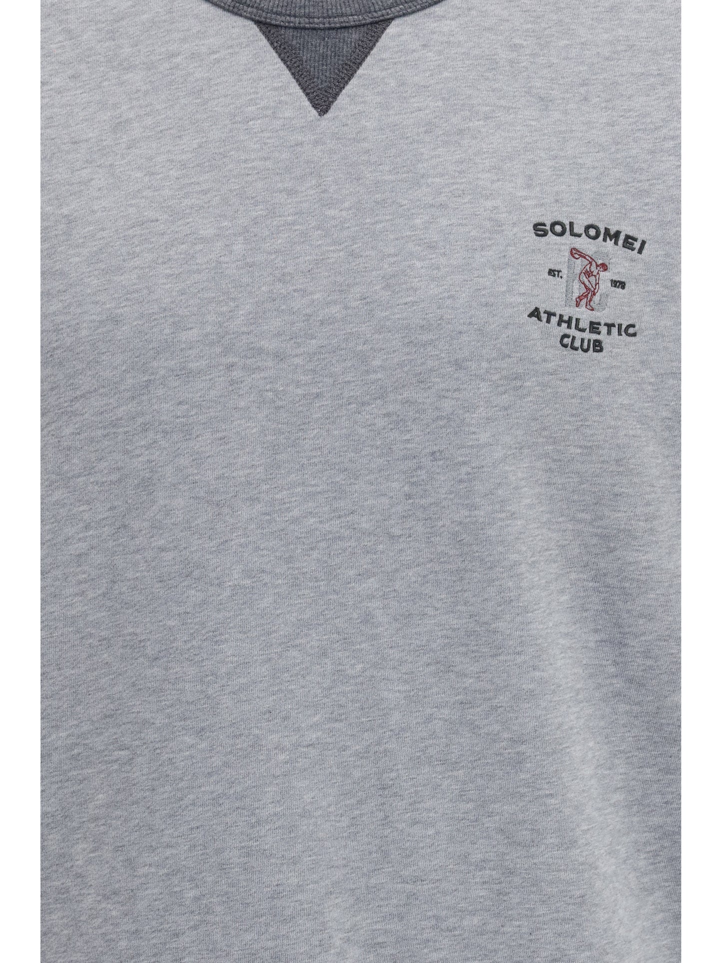 Brunello Cucinelli Men Melange Fabric T-Shirt BRUNELLO CUCINELLI