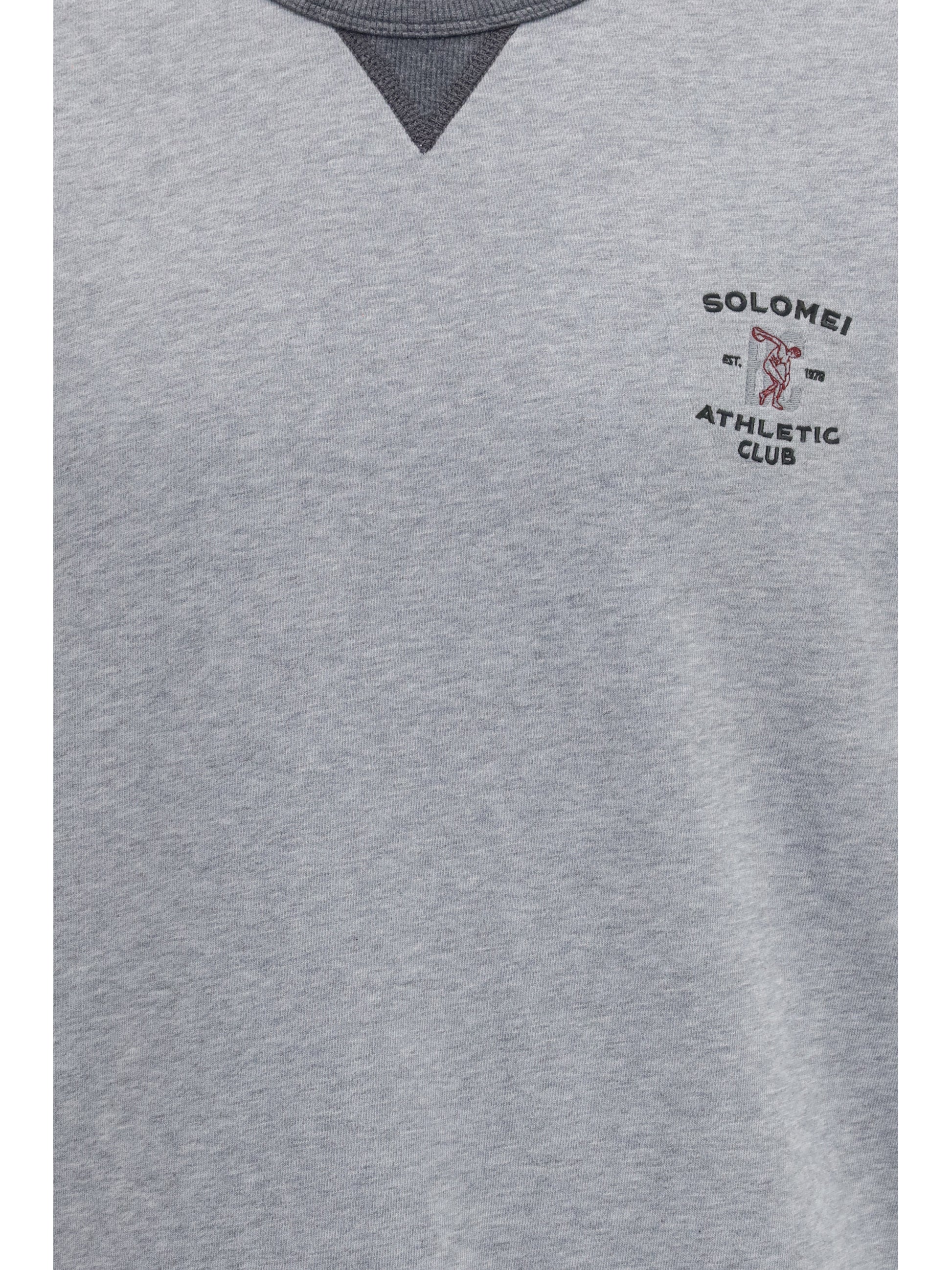 Brunello Cucinelli Men Melange Fabric T-Shirt BRUNELLO CUCINELLI