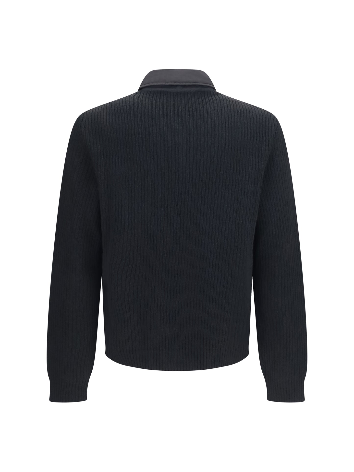 Prada Men Knit Jacket With Padded Front PRADA
