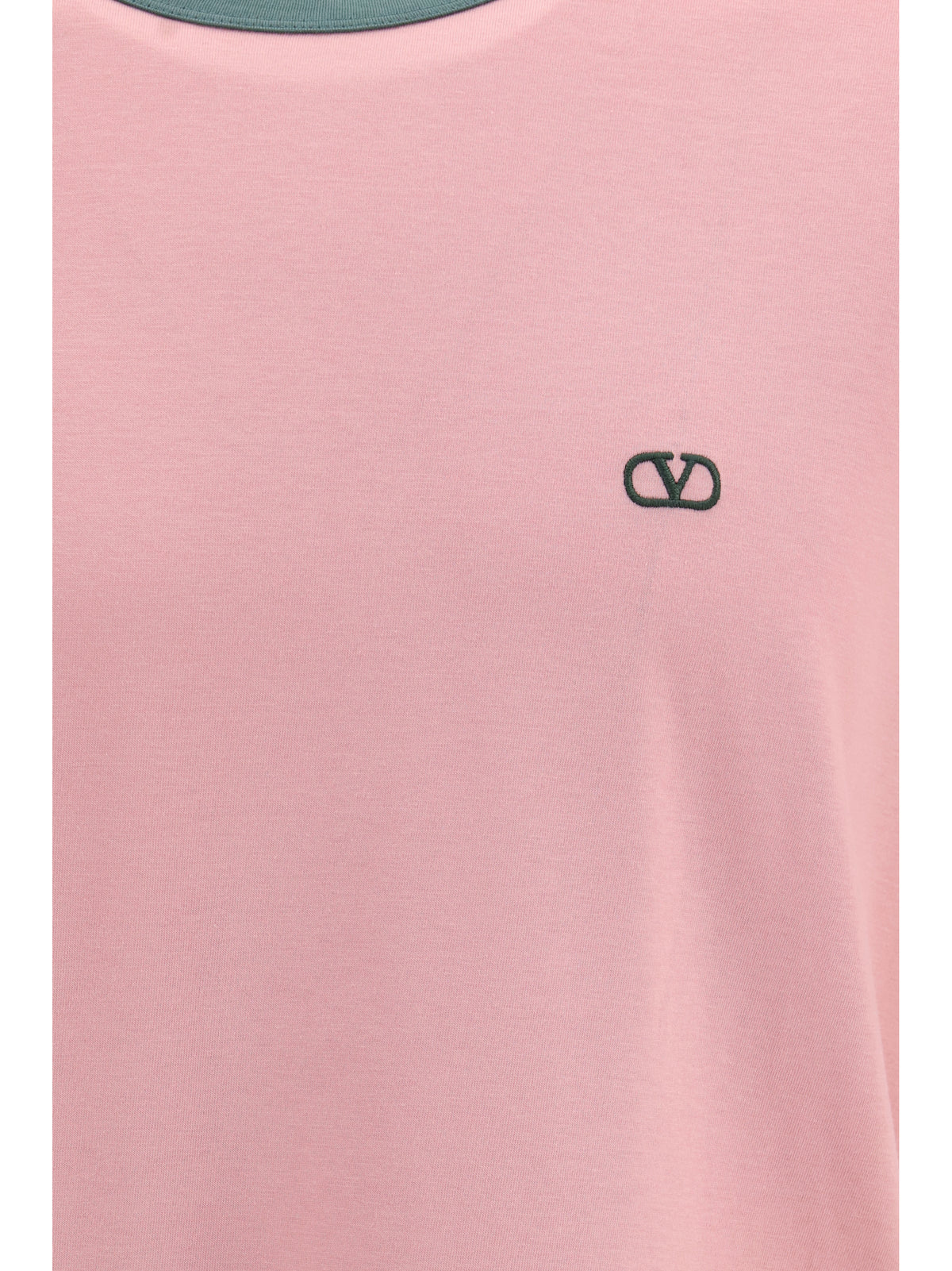 Valentino Men Embroidered Logo Cotton-Jersey T-Shirt VALENTINO