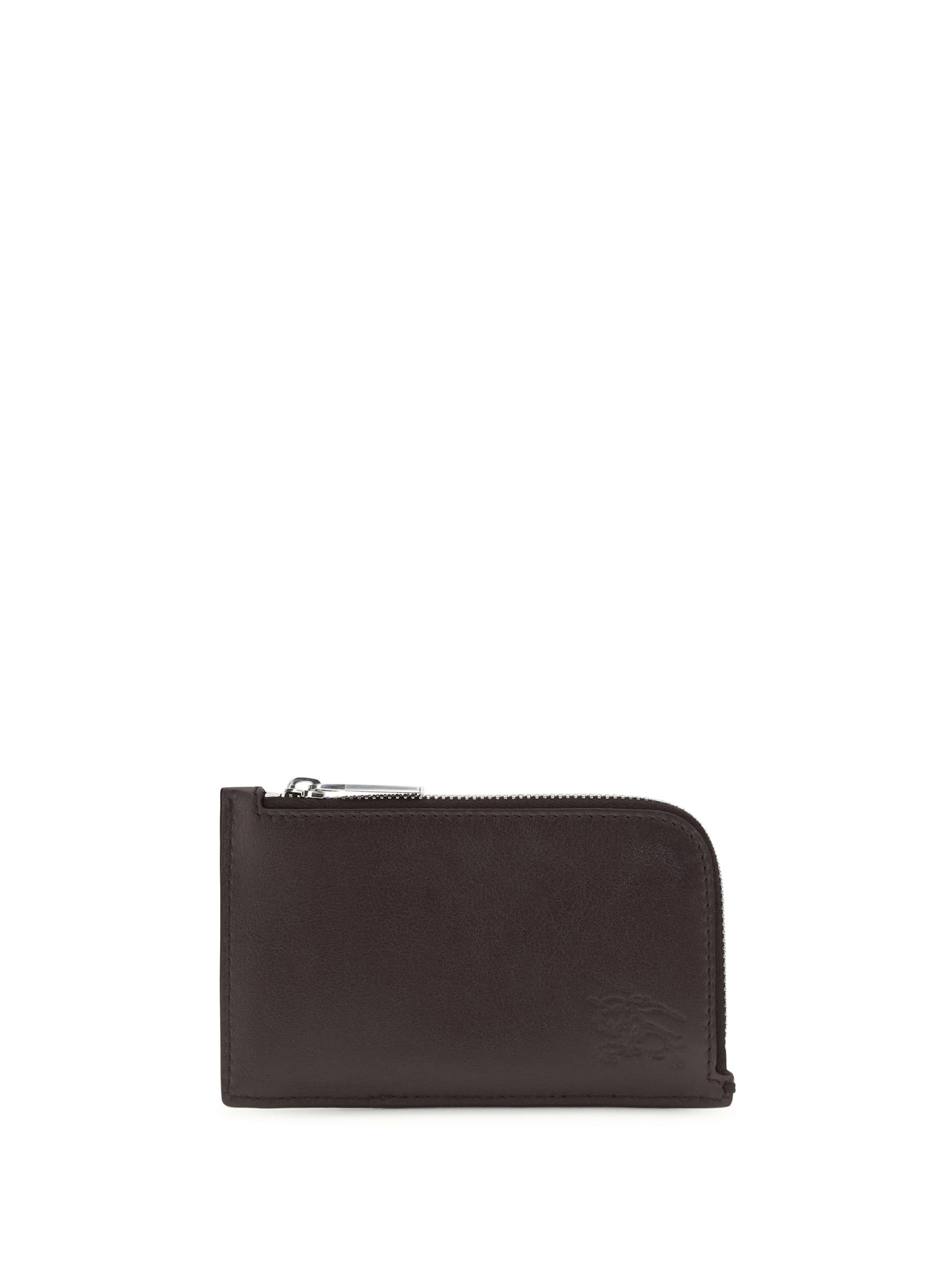 Burberry Men Check Zipped Card Holder BURBERRY