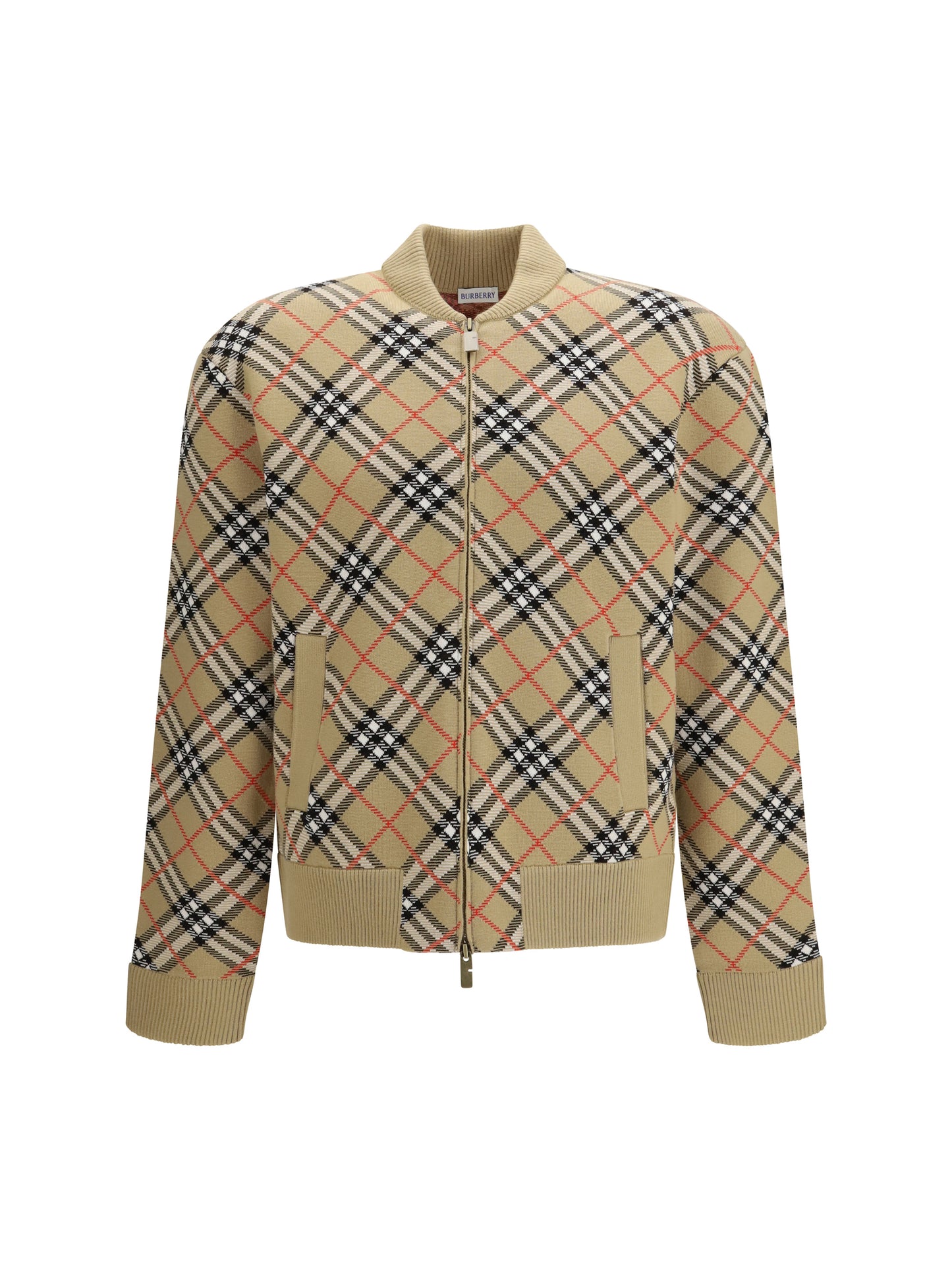 Burberry Men Vintage Check Zip Cardigan BURBERRY