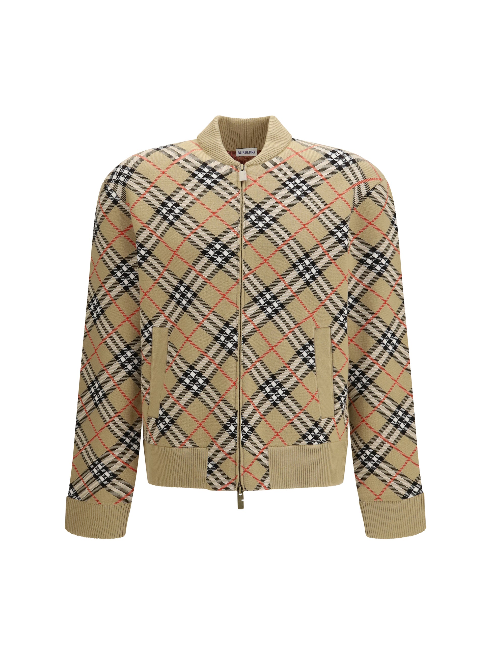 Burberry Men Vintage Check Zip Cardigan BURBERRY