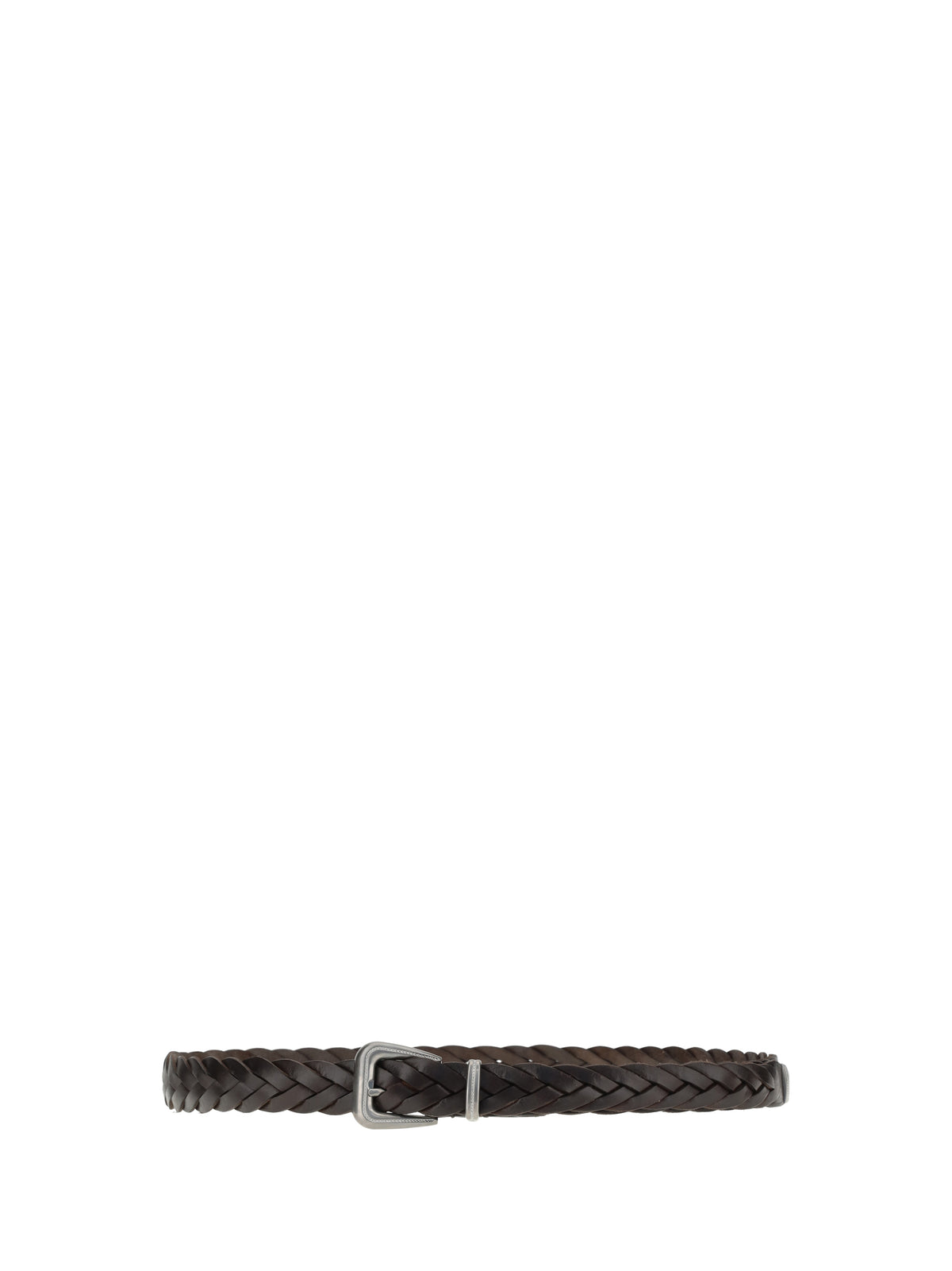 Brunello Cucinelli Women Woven Leather Belt BRUNELLO CUCINELLI