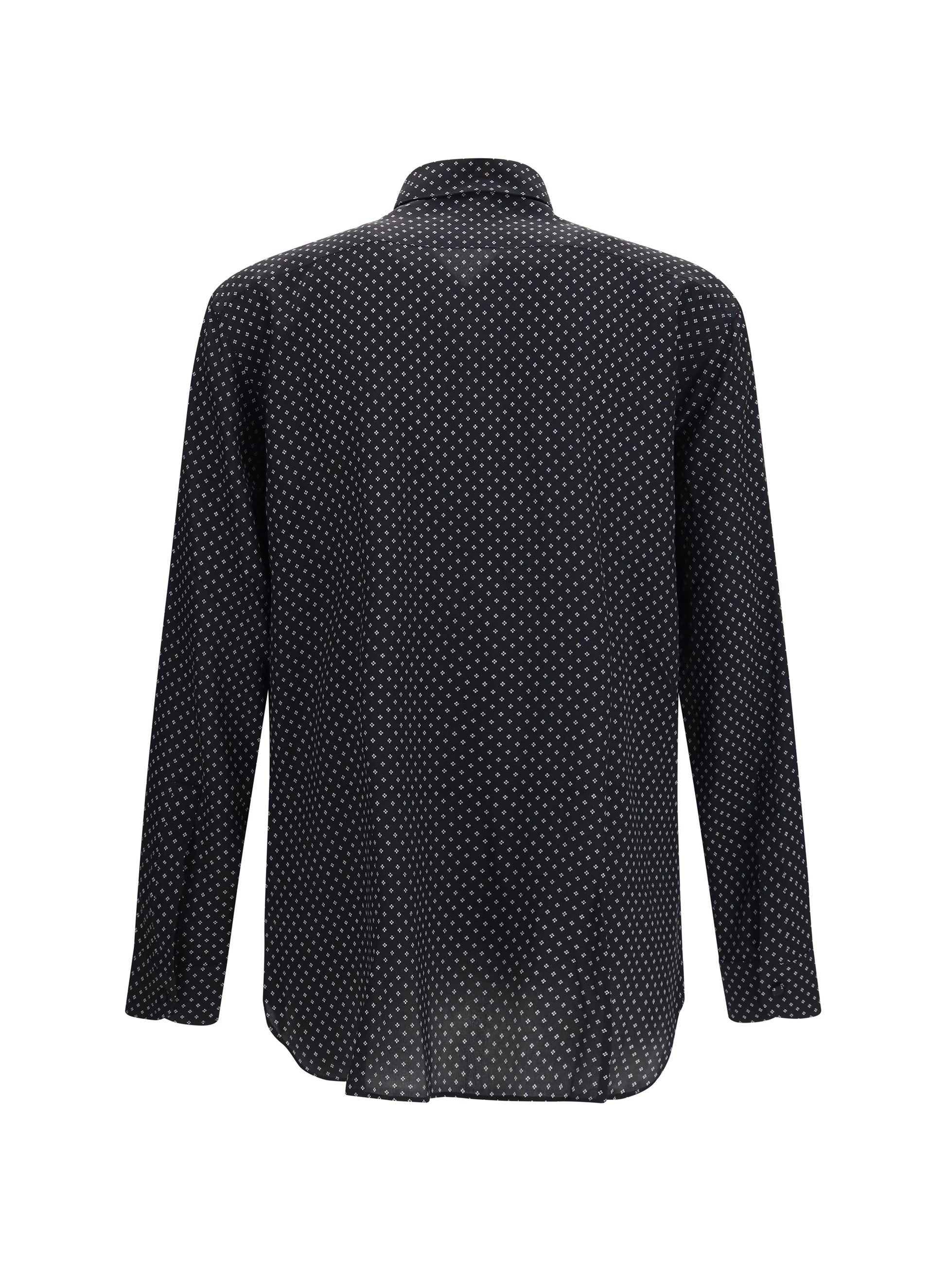 Tom Ford Men Silk Crêpe De Chine Polka-Dot Shirt TOM FORD