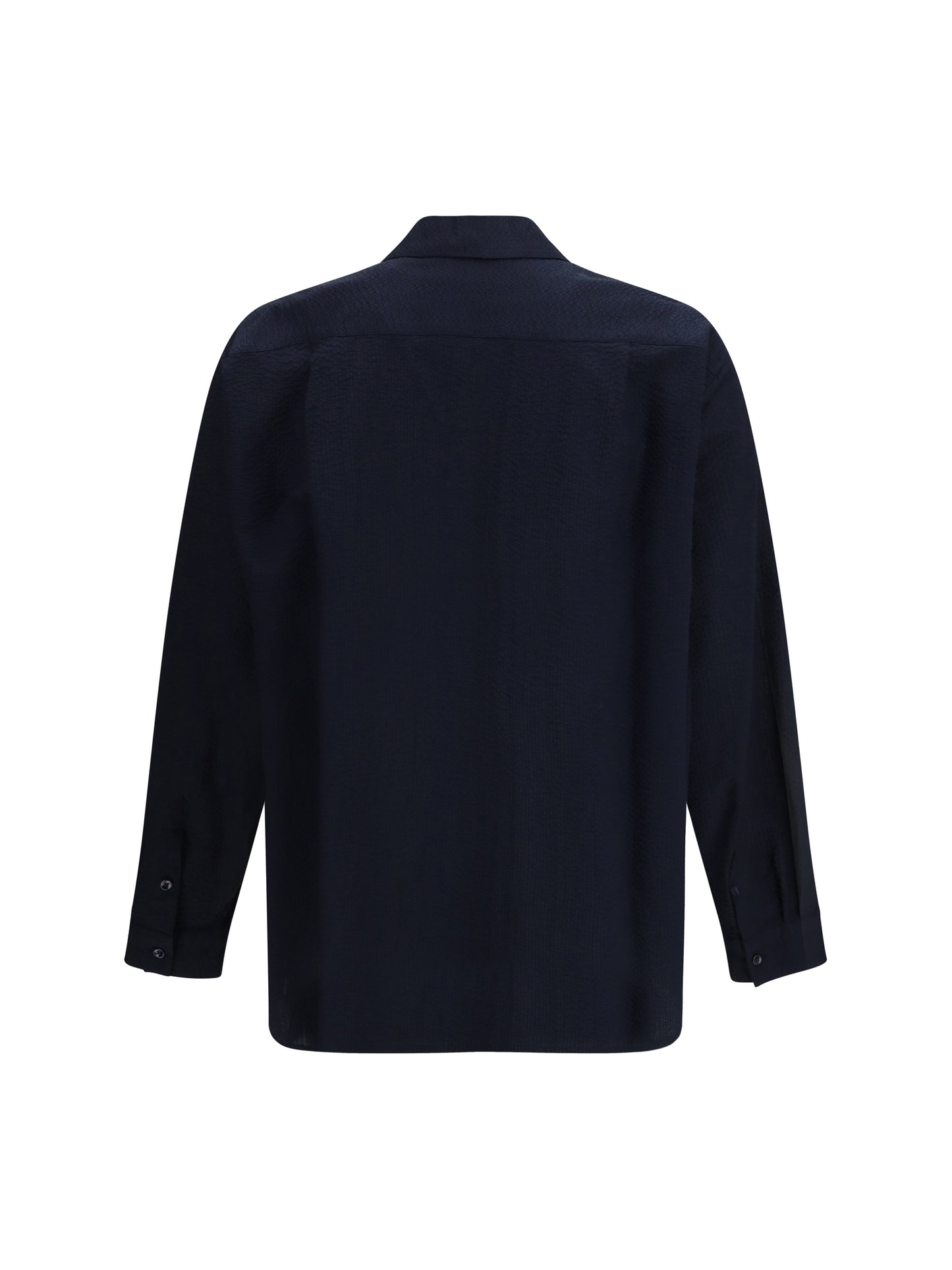 Giorgio Armani Men Cotton Shirt With Classic Collar GIORGIO ARMANI