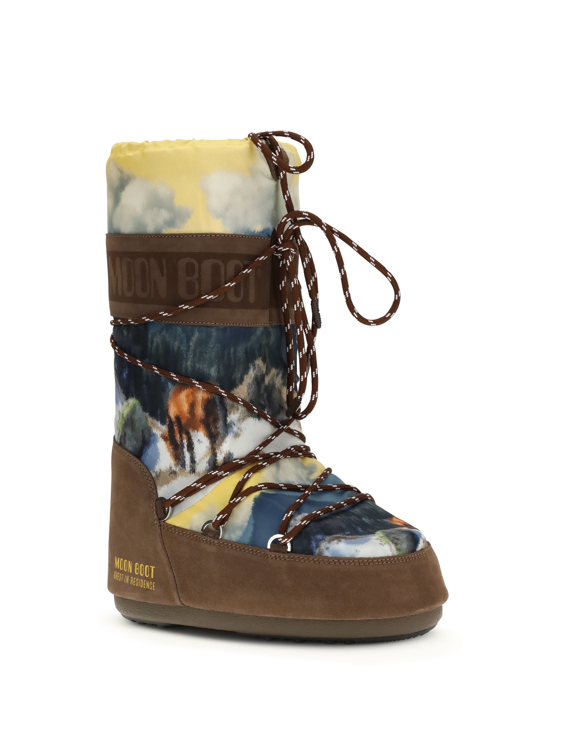 Moon Boot Women Moon Boot X Guest In Residence Print Boots MOON BOOT