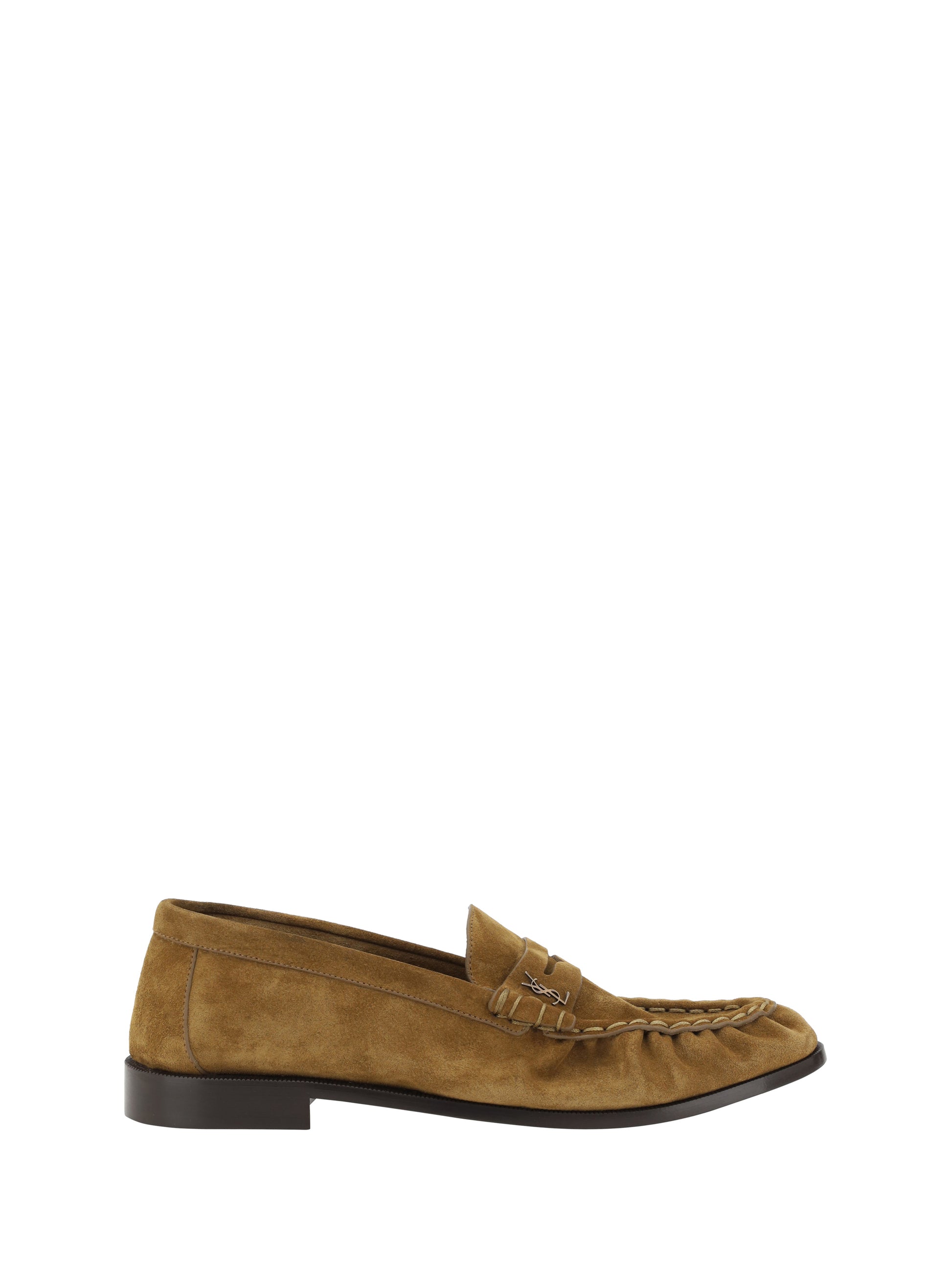 Saint Laurent Men Le Loafer Suede Loafers SAINT LAURENT