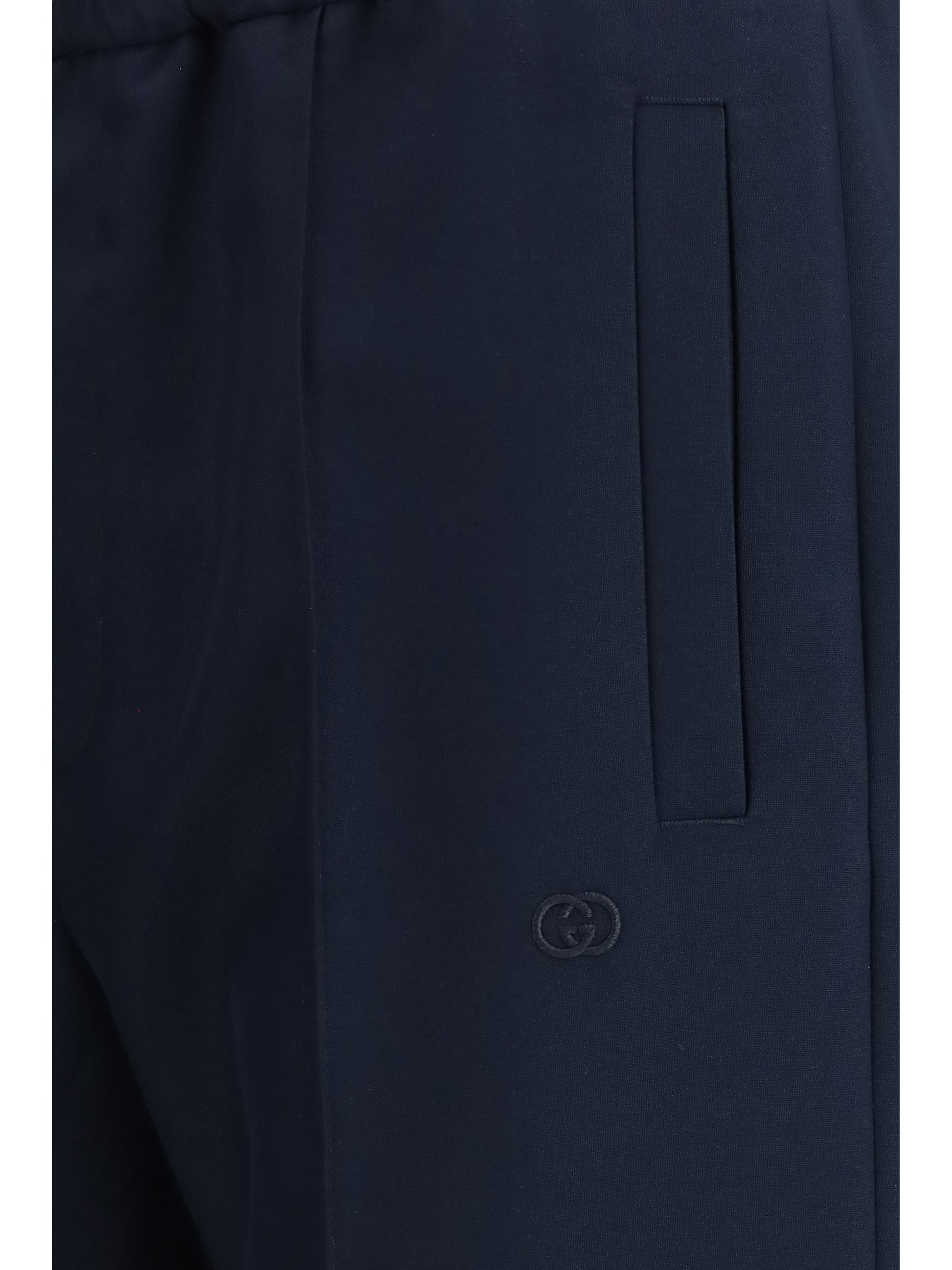 Gucci Men Technical Panama Trousers GUCCI