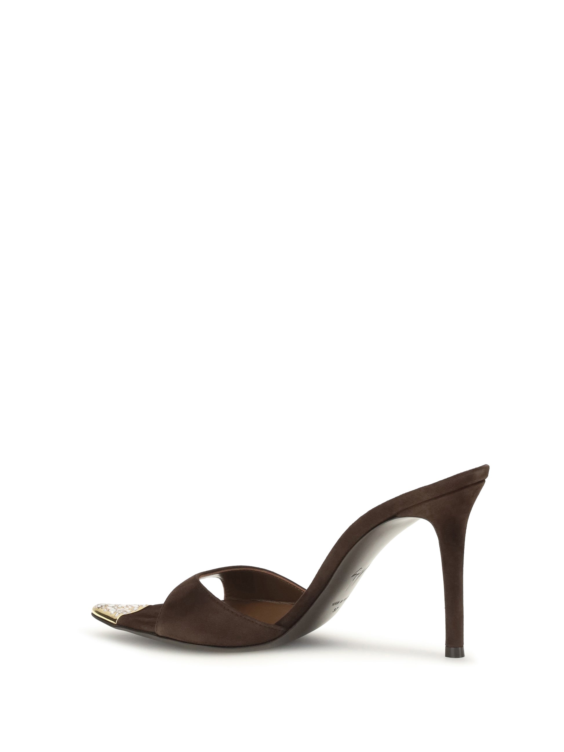 Giuseppe Zanotti Women Intrigo Jewelry Mules Sandals GIUSEPPE ZANOTTI