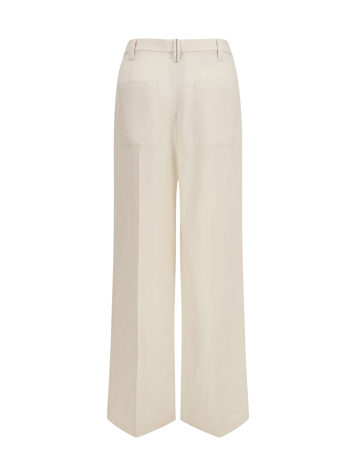 Brunello Cucinelli Women Wide Pants In Fluid Twill BRUNELLO CUCINELLI