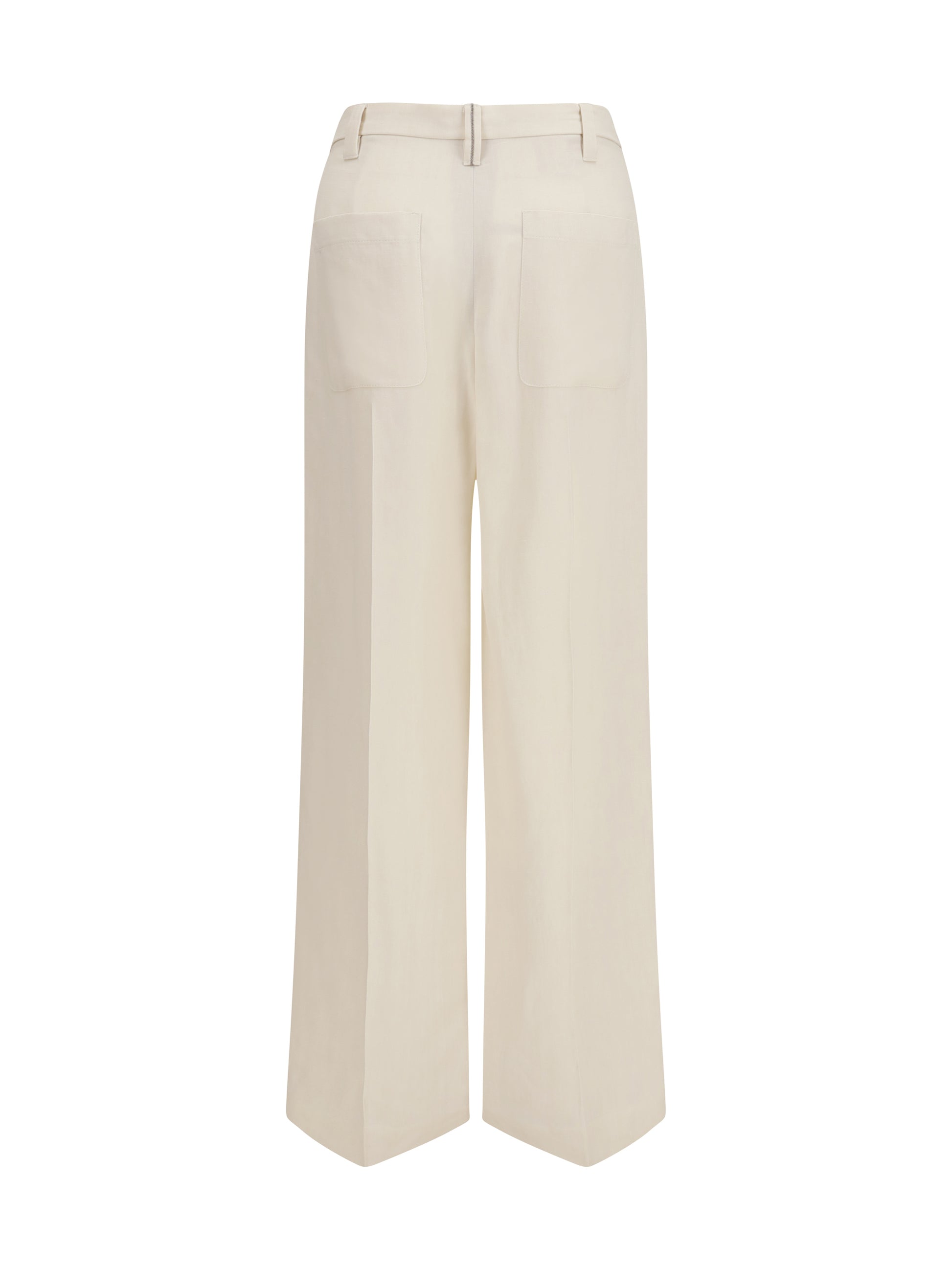 Brunello Cucinelli Women Wide Pants In Fluid Twill BRUNELLO CUCINELLI