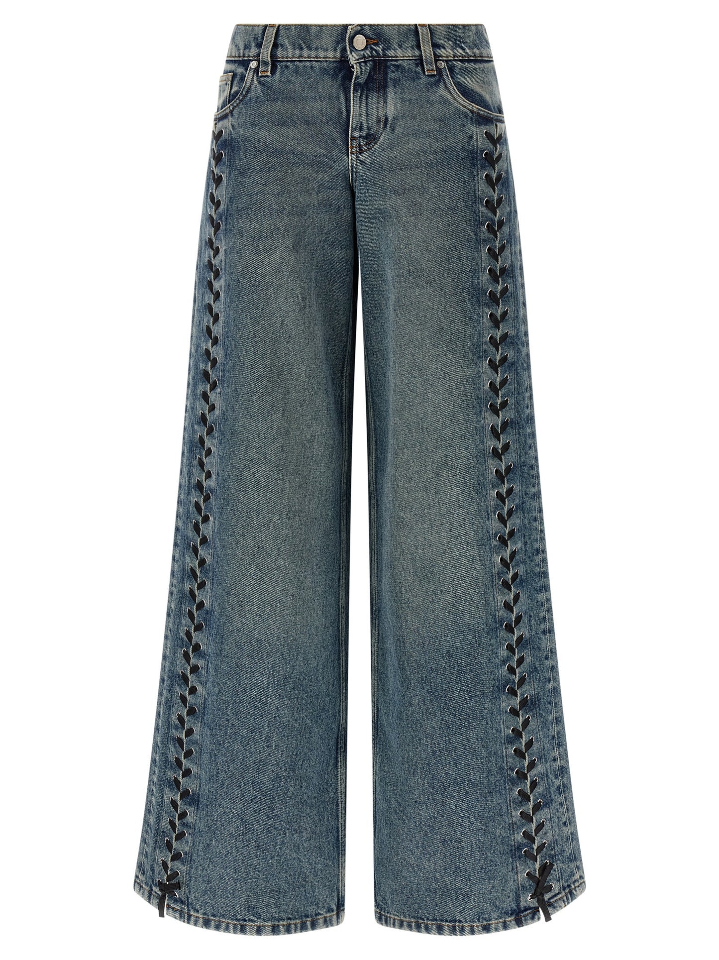 Stella Mccartney Women Lace-Up Jeans STELLA MCCARTNEY