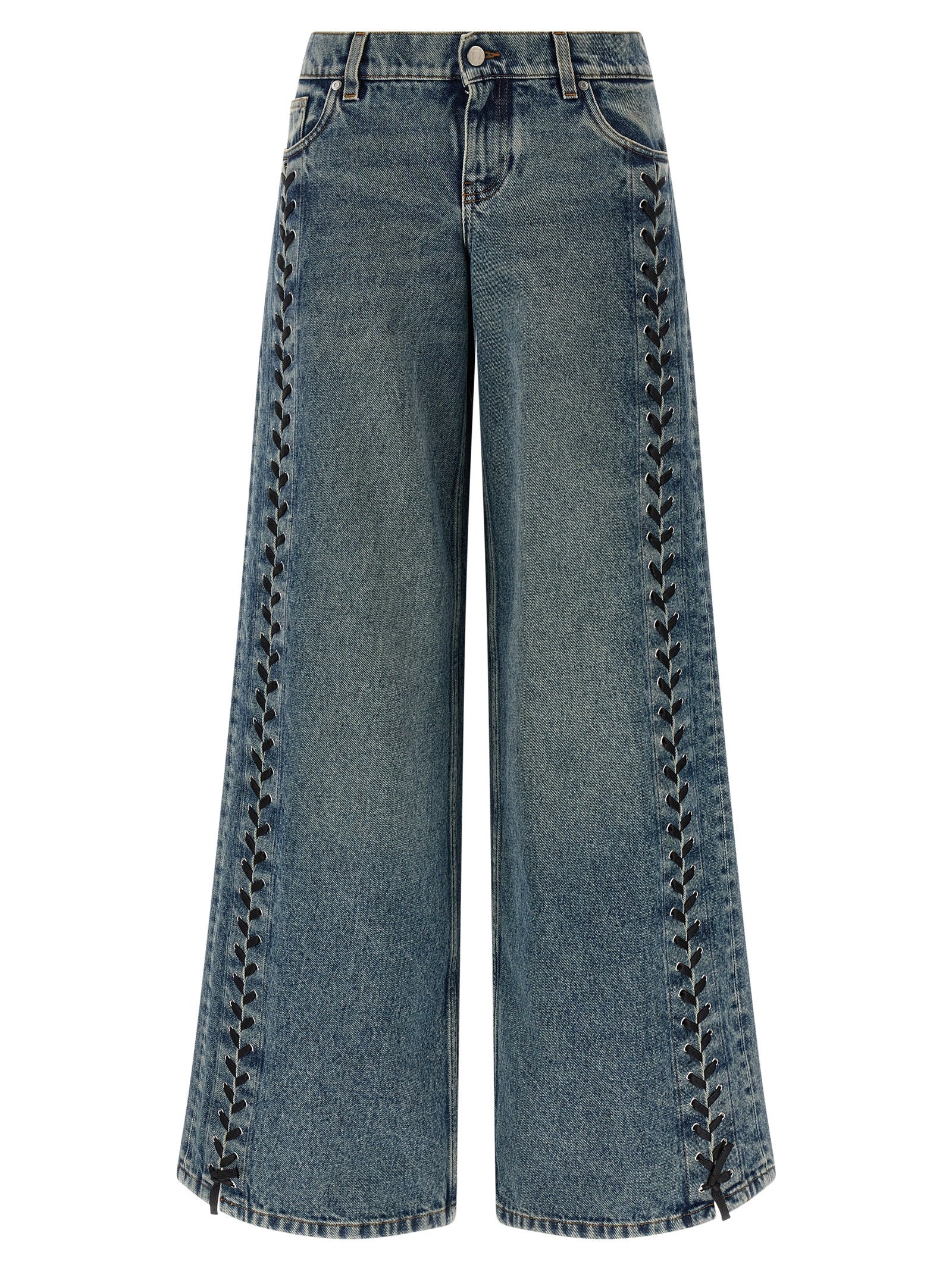 Stella Mccartney Women Lace-Up Jeans STELLA MCCARTNEY