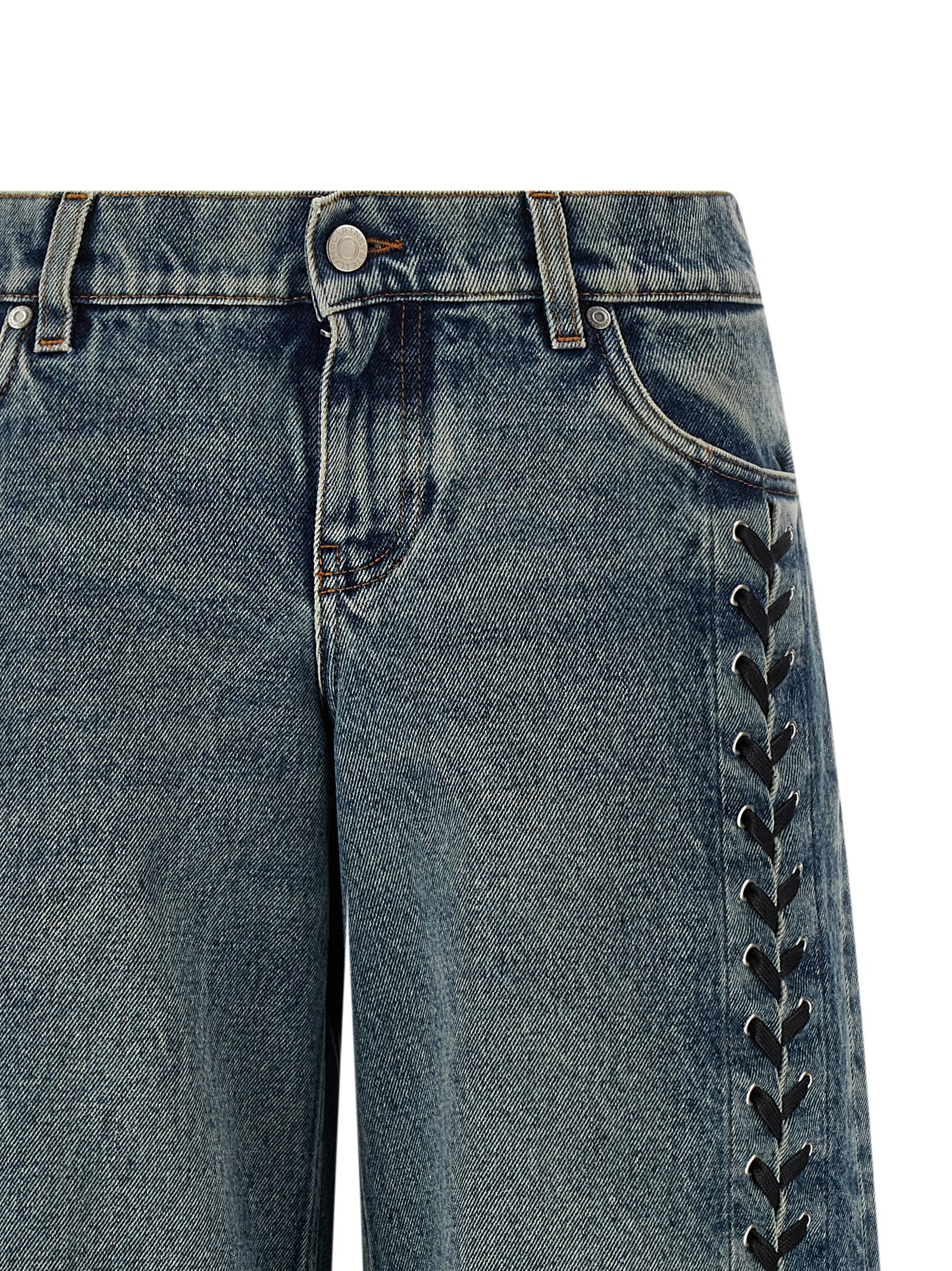 Stella Mccartney Women Lace-Up Jeans STELLA MCCARTNEY