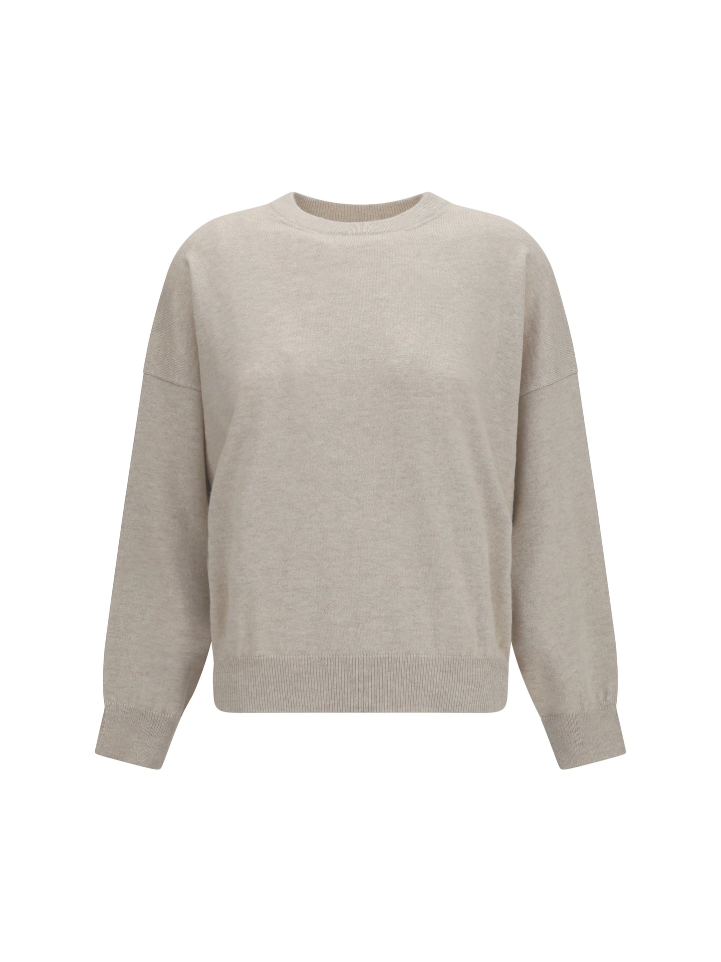 Brunello Cucinelli Women Cashmere Sweater With Monili Chain BRUNELLO CUCINELLI