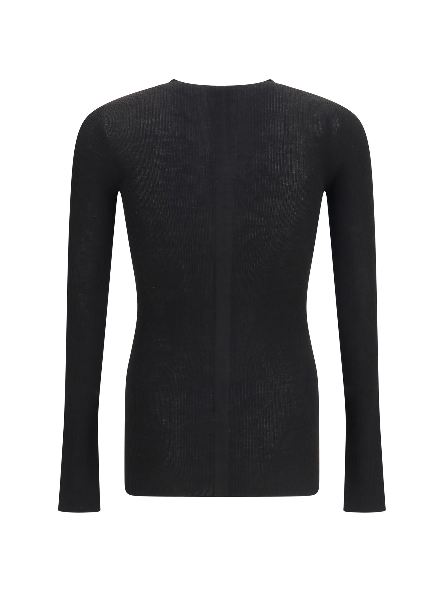 Rick Owens Men Slim Ribbed Long-Sleeve Sweater