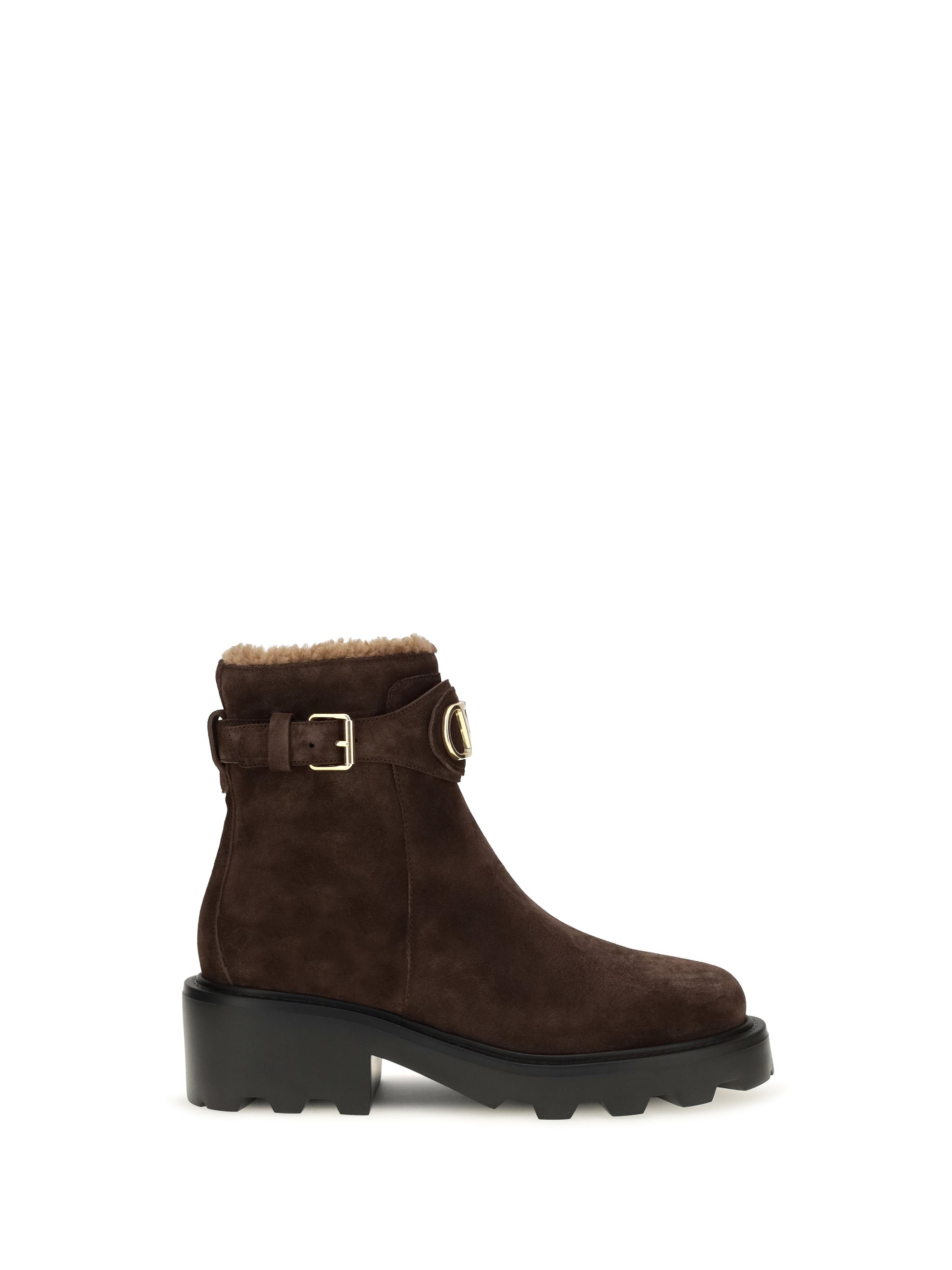 Valentino Garavani Women Vlogo Signature Leather Ankle Boots VALENTINO GARAVANI