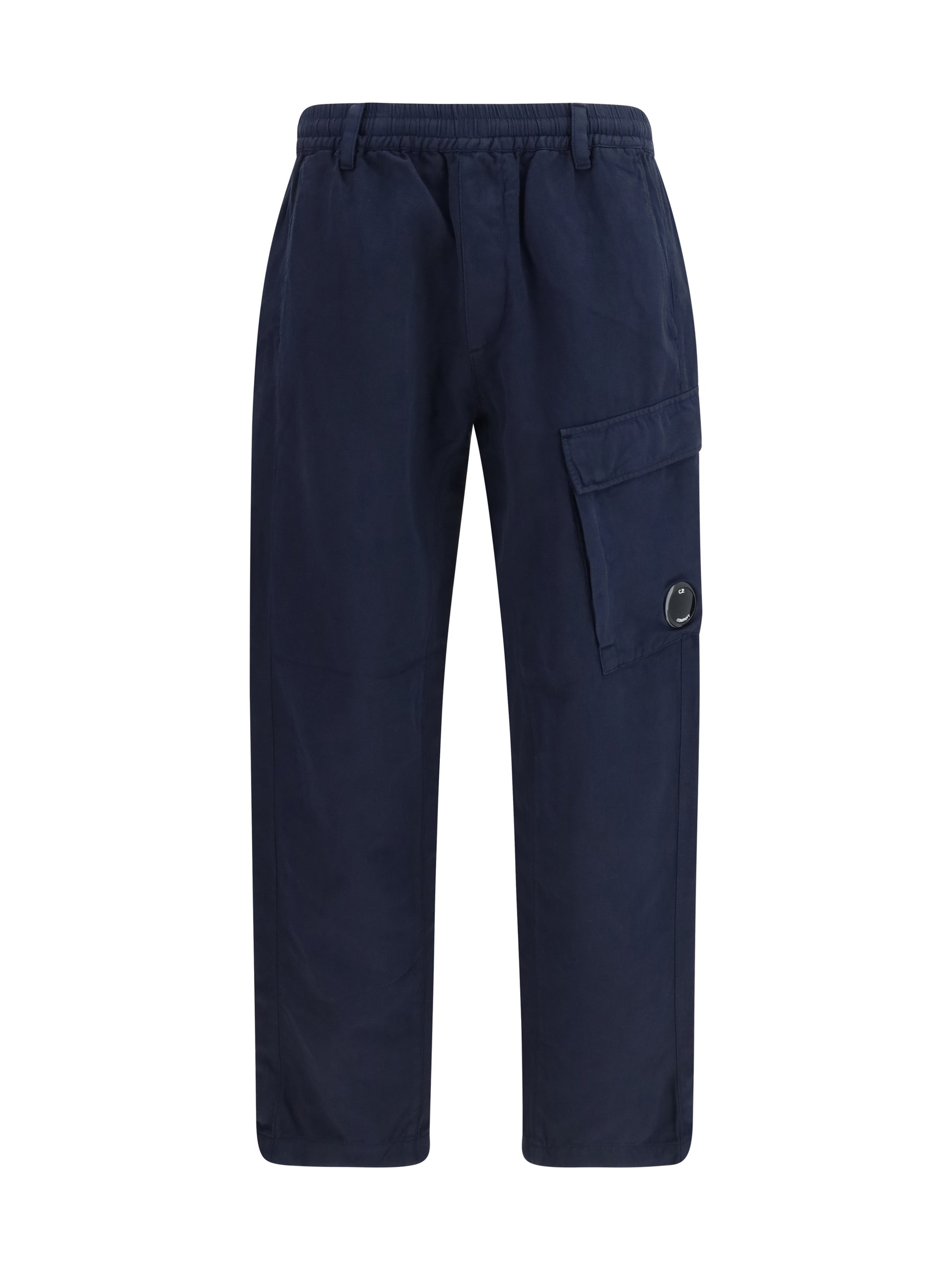 C.P. Company Men Cotton Rip-Stop Boxy Lens Cargo Pants C.P. COMPANY