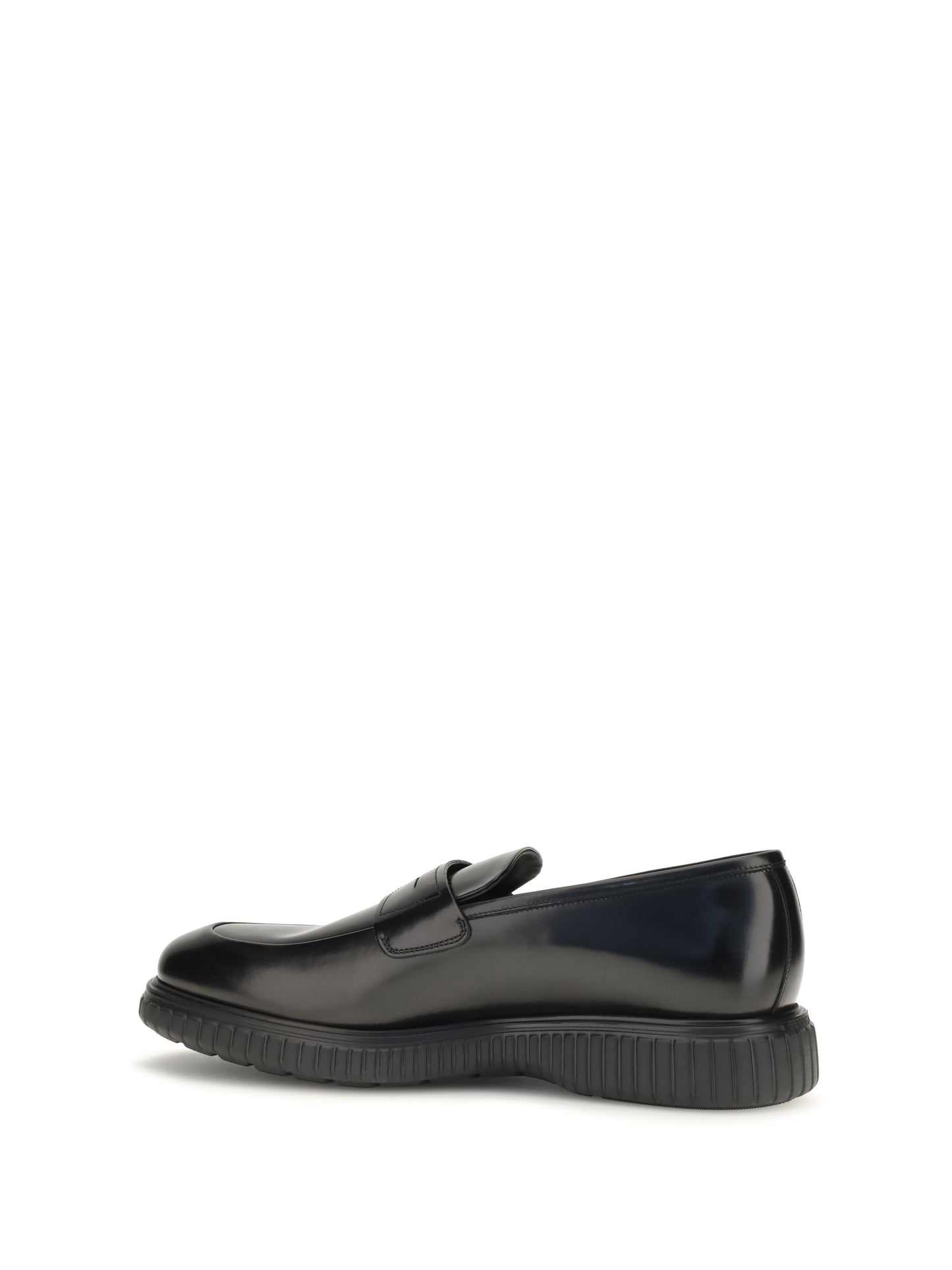 Ferragamo Men Brushed Calfskin Loafers FERRAGAMO