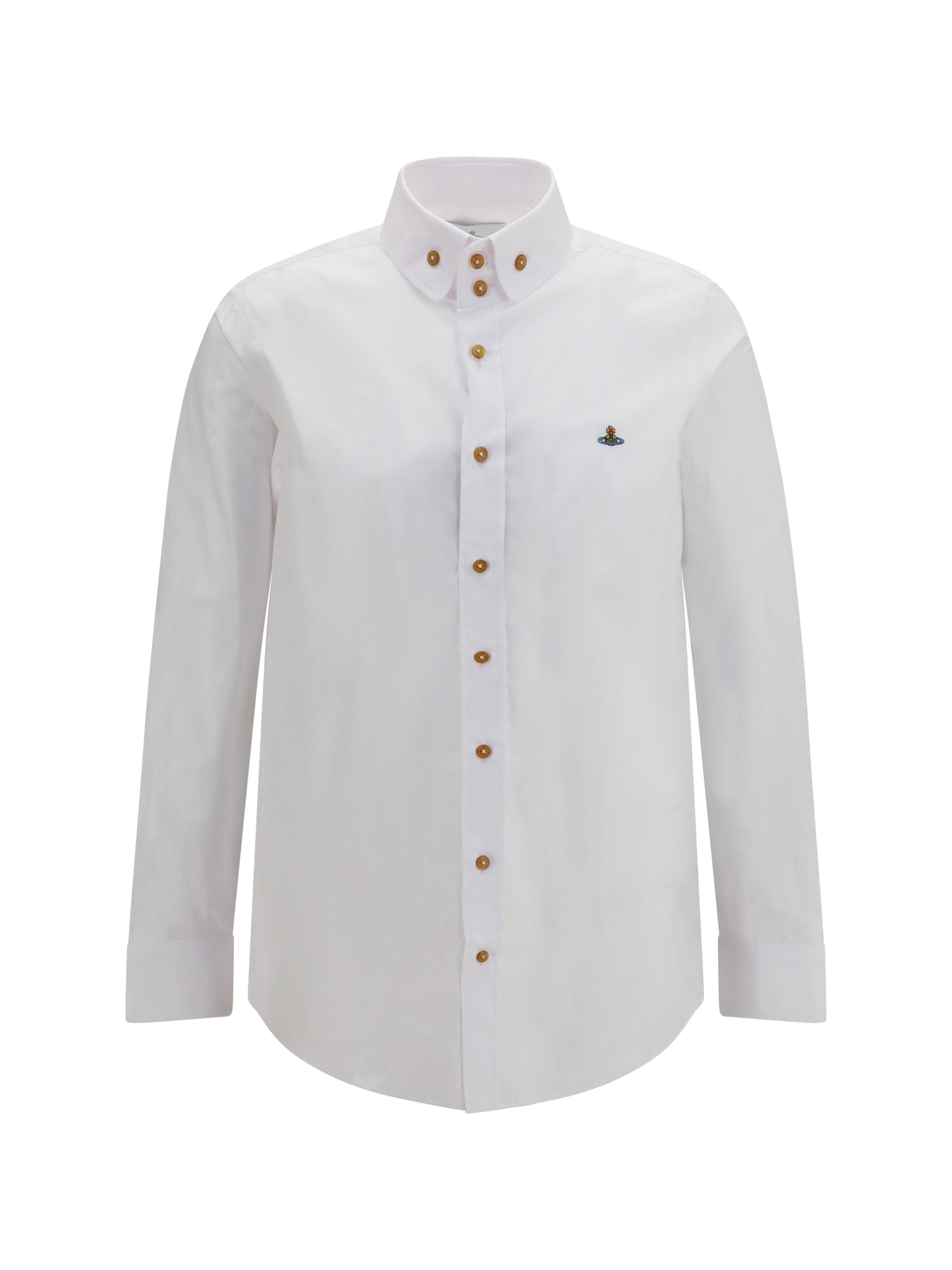 Vivienne Westwood Men Orb Embroidered Cotton Shirt VIVIENNE WESTWOOD