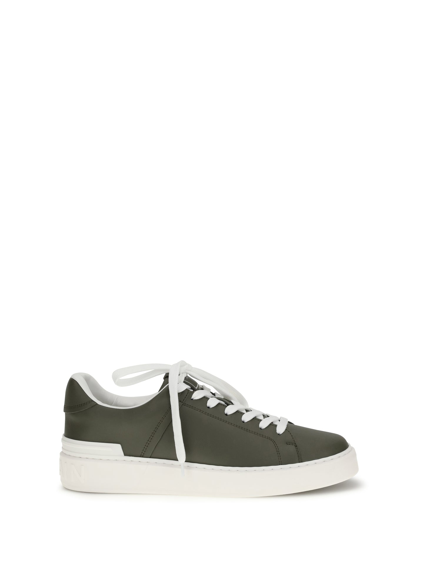 Balmain Men B-Court Sneakers In Calfskin Leather BALMAIN