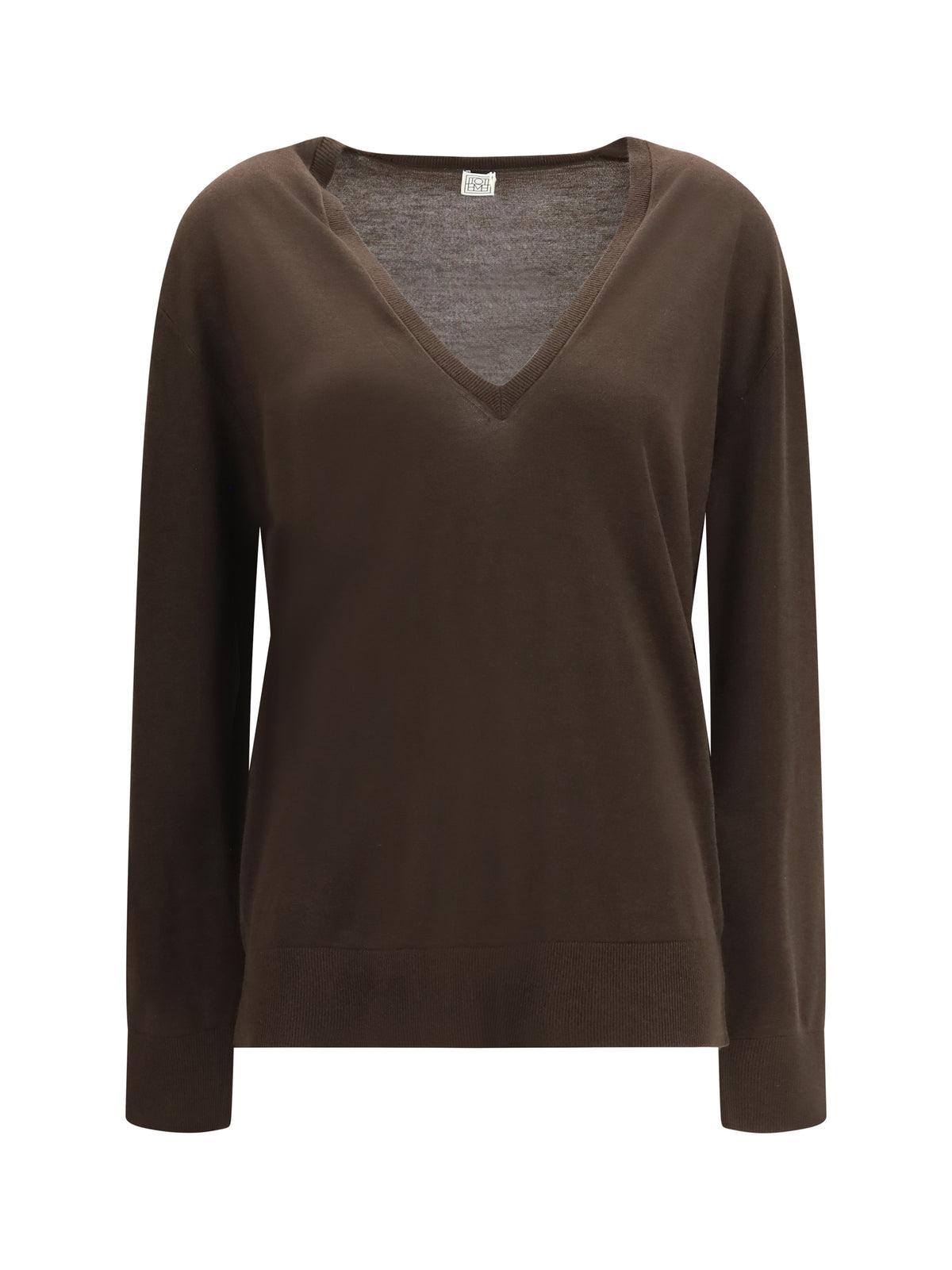 Toteme Women V-Neck Cashmere-Blend Sweater TOTEME