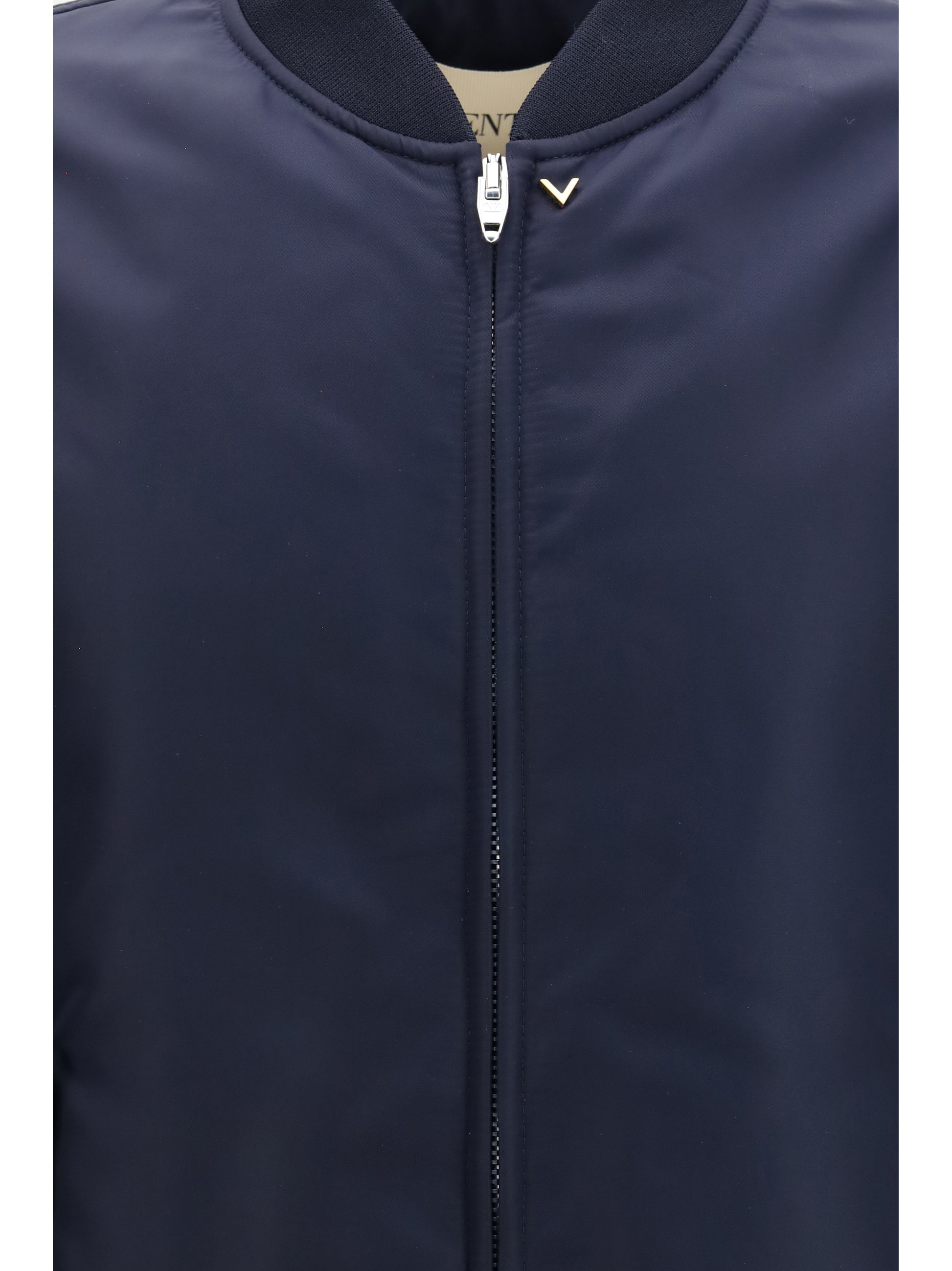Valentino Men Nylon Jacket With Ruffles VALENTINO