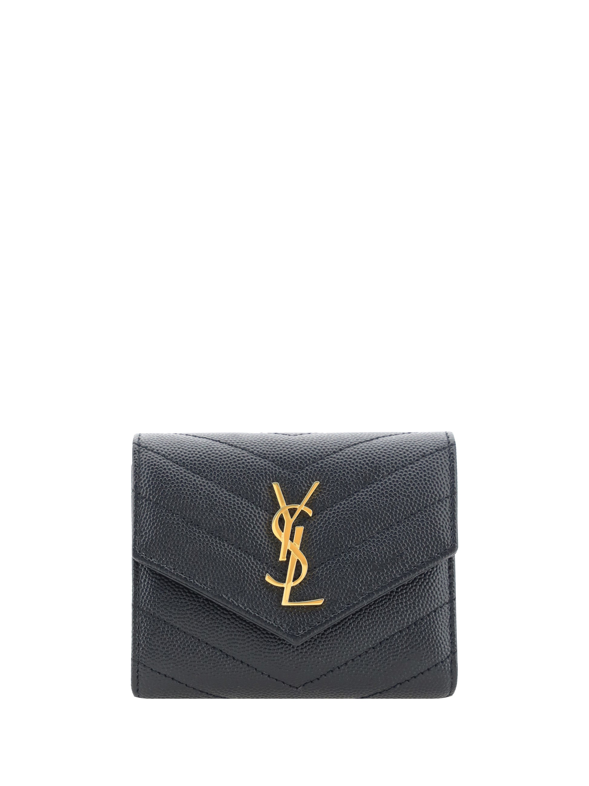 Saint Laurent Women Cassandre Leather Wallet SAINT LAURENT