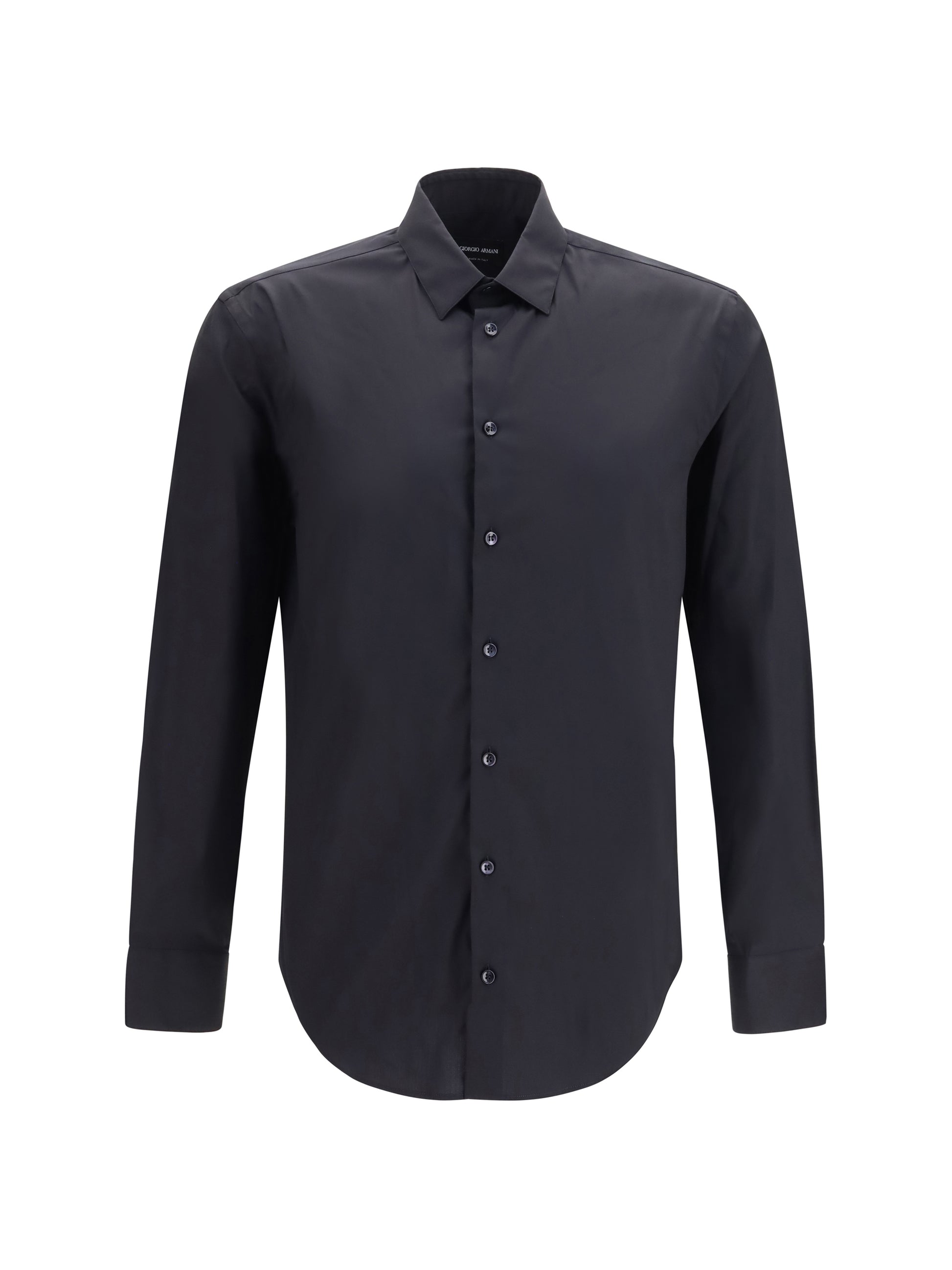 Giorgio Armani Men Shirt Slim Fit In Stretch Cotton Poplin GIORGIO ARMANI