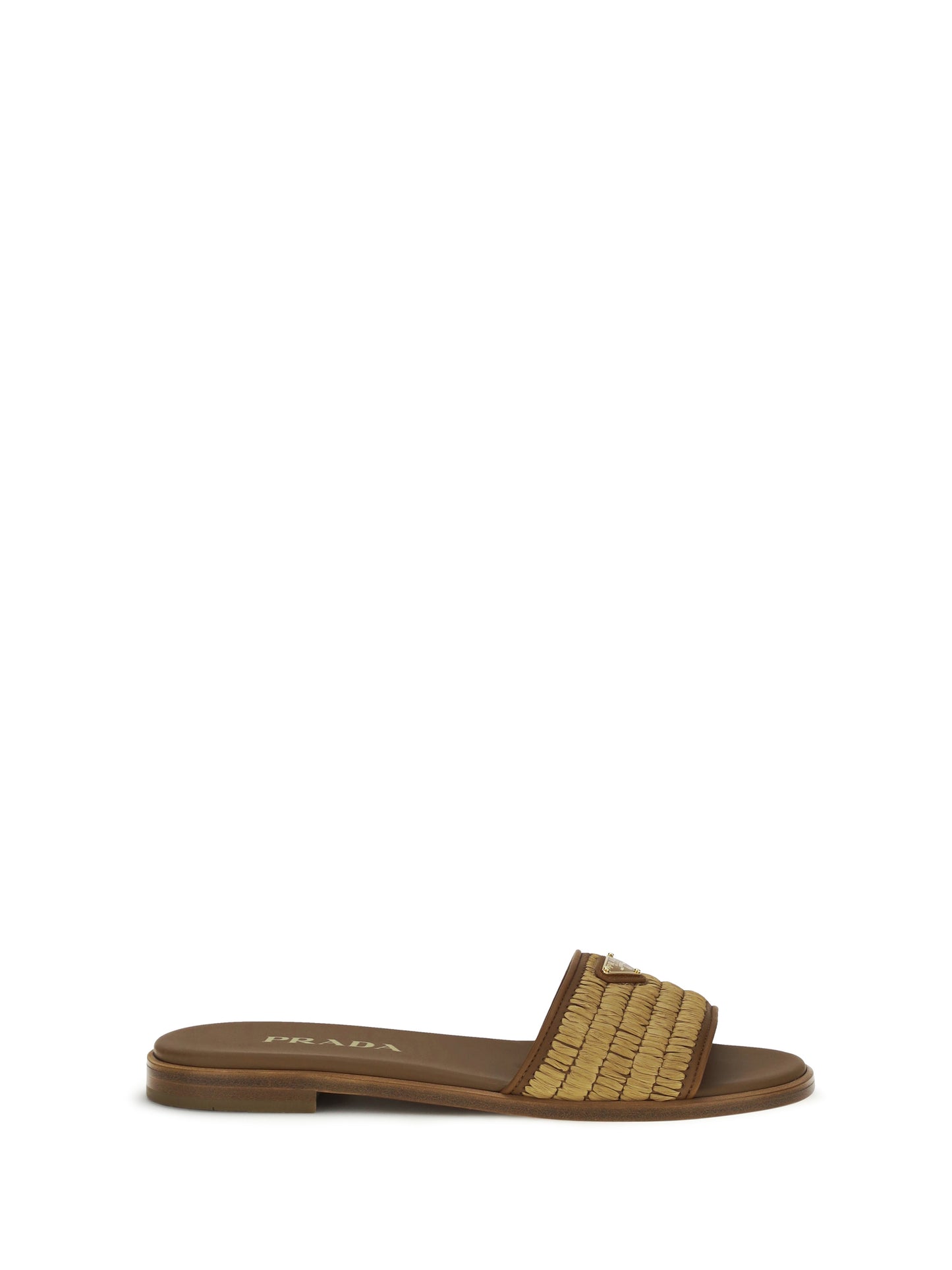 Prada Women Raffia Slippers Sandals PRADA