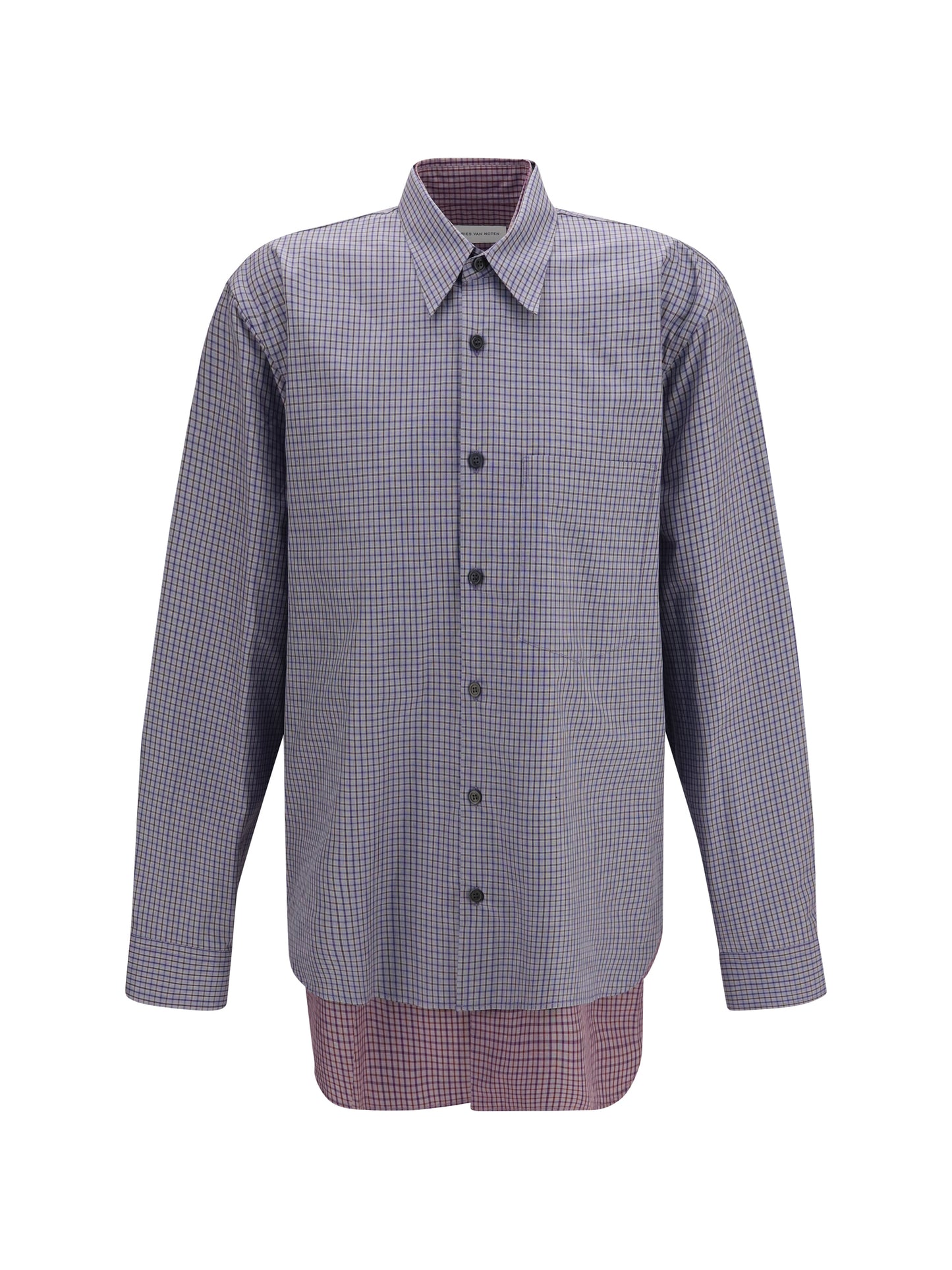 Dries Van Noten Men Camber Double-Layer Shirt DRIES VAN NOTEN