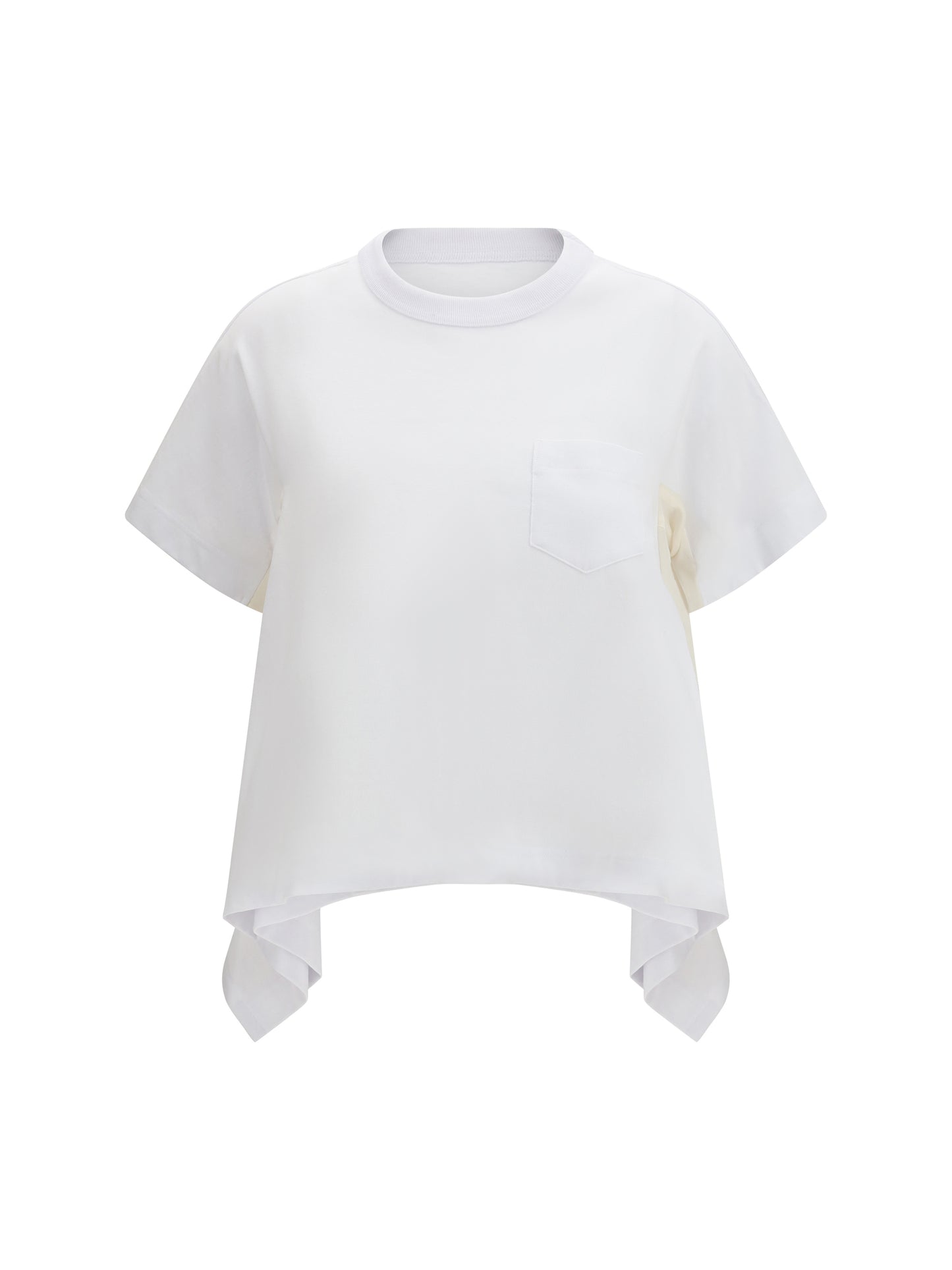 Sacai Women Pocket And Draped T-Shirt SACAI