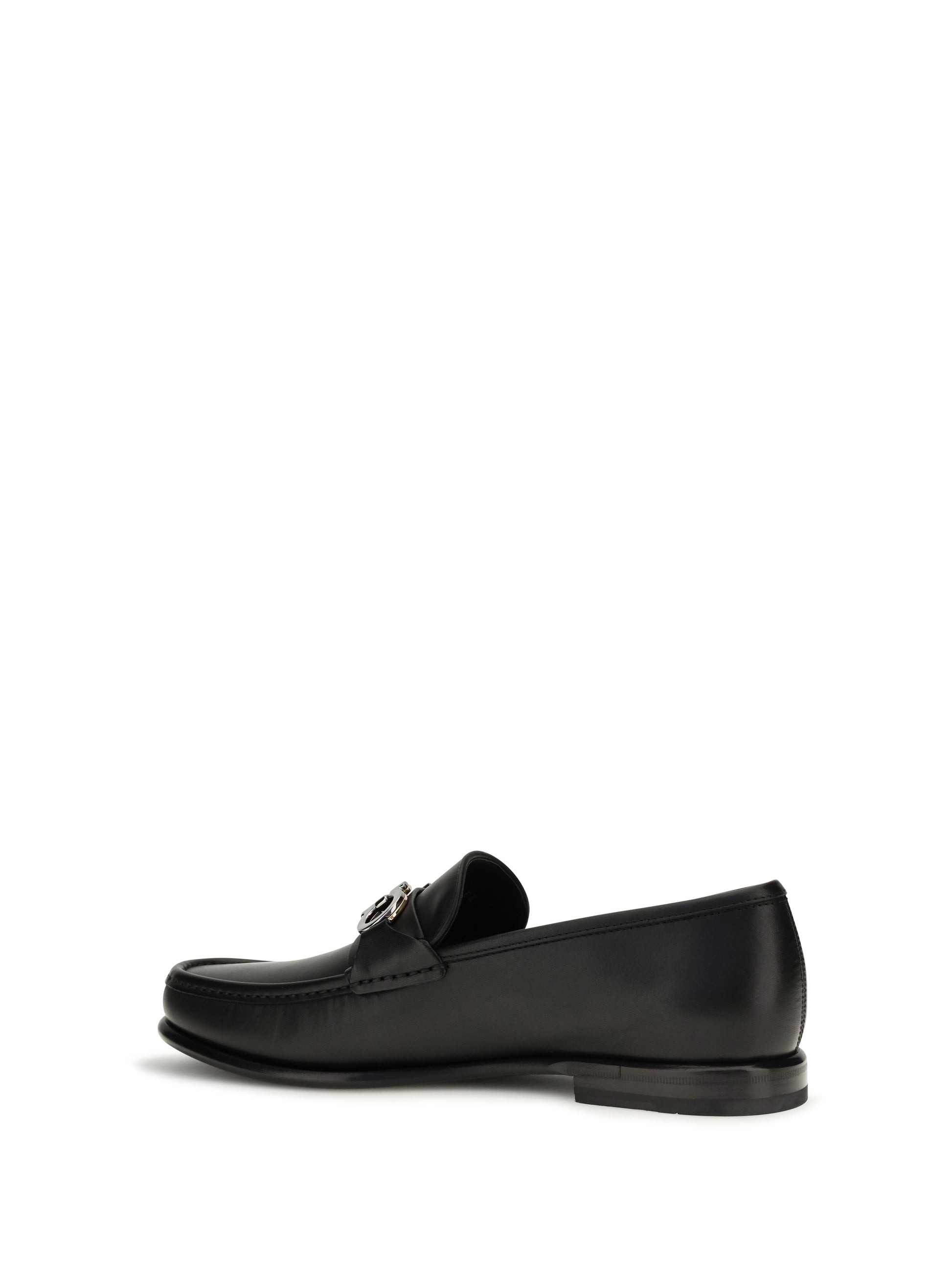 Ferragamo Men Gancini Ornament Loafers FERRAGAMO