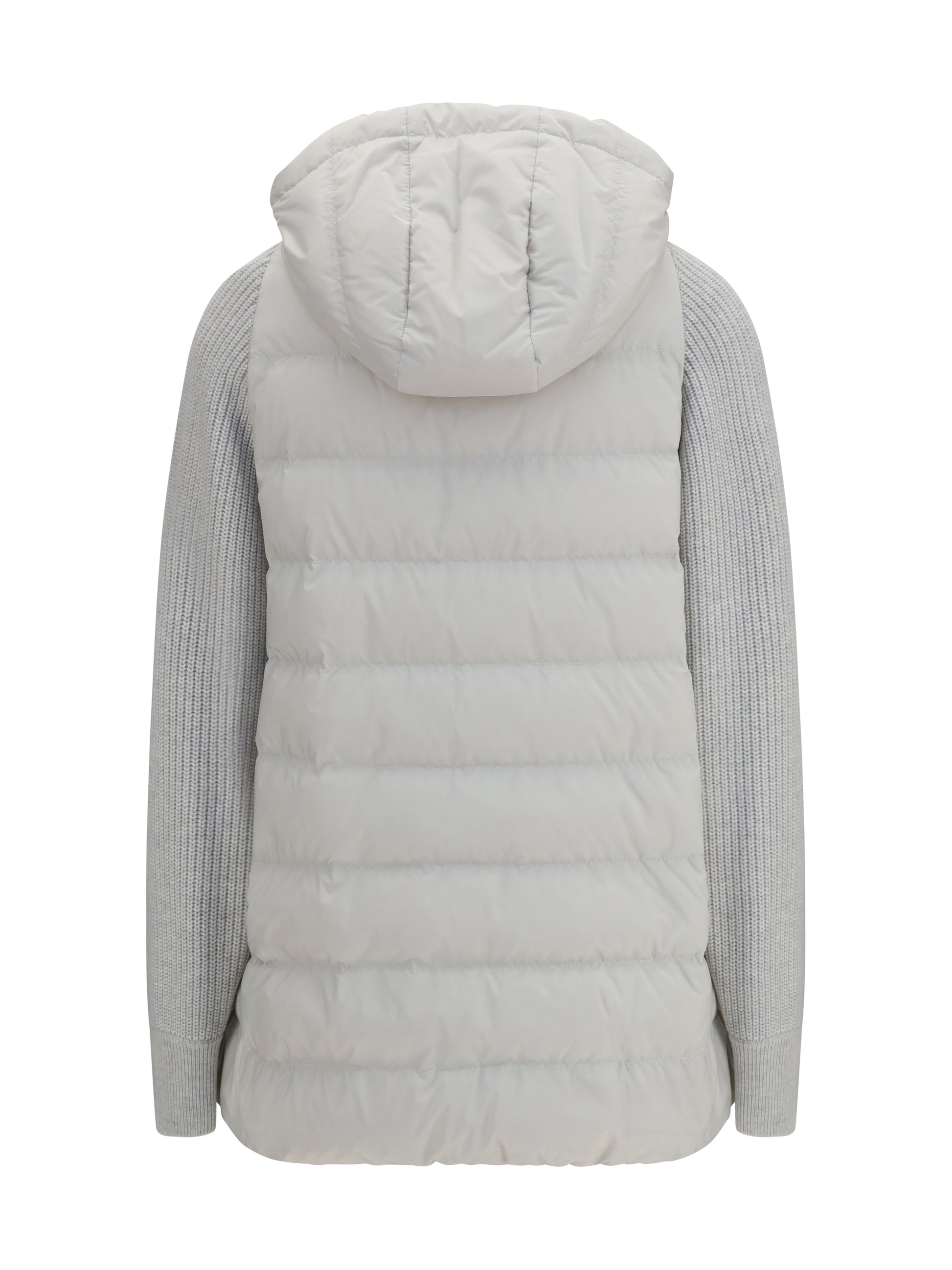 Brunello Cucinelli Women Long Monili Chain Puffer Jacket BRUNELLO CUCINELLI