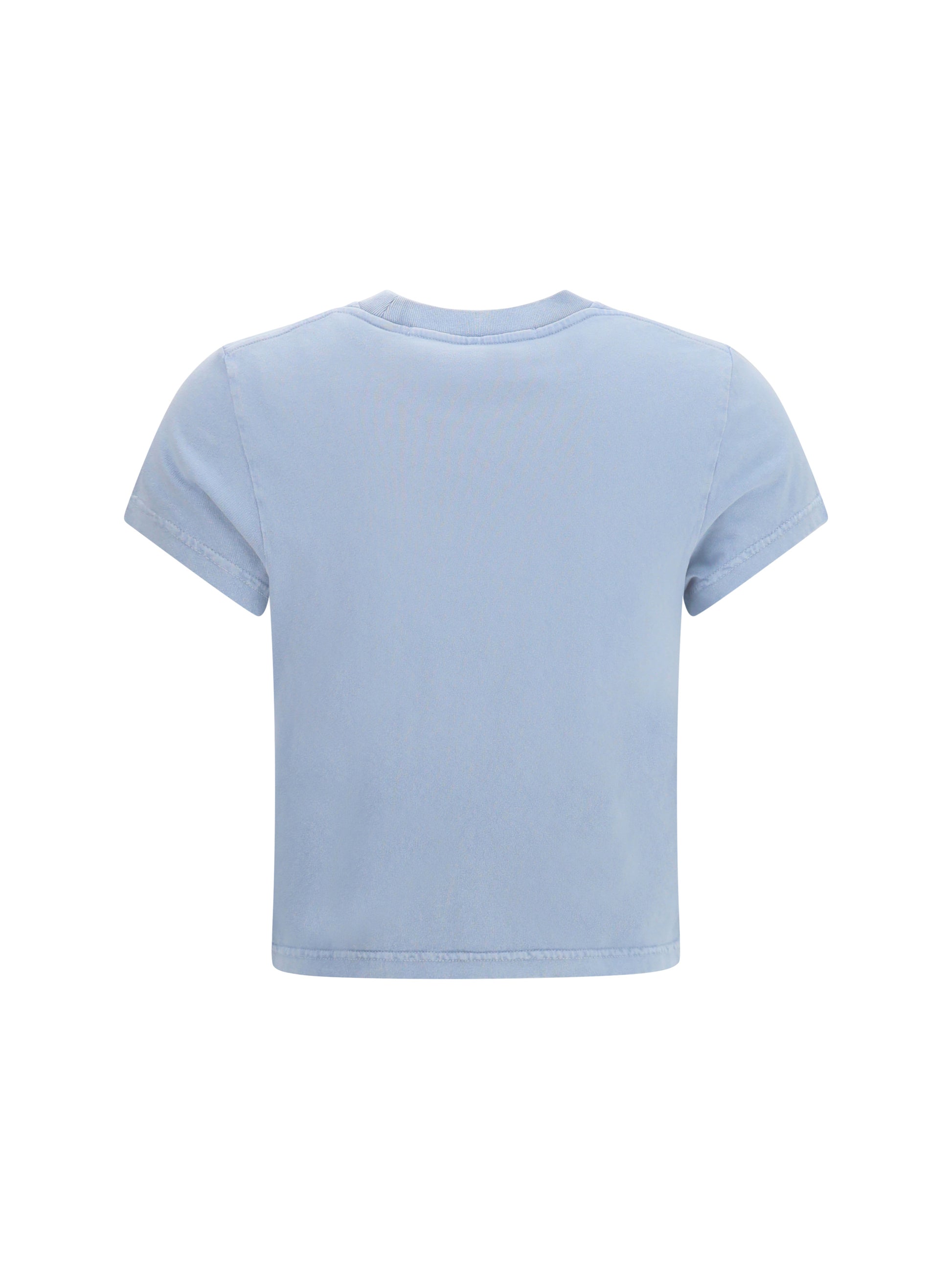 Alexander Wang Women Short-Sleeve T-Shirt With Central Logo Print ALEXANDER WANG