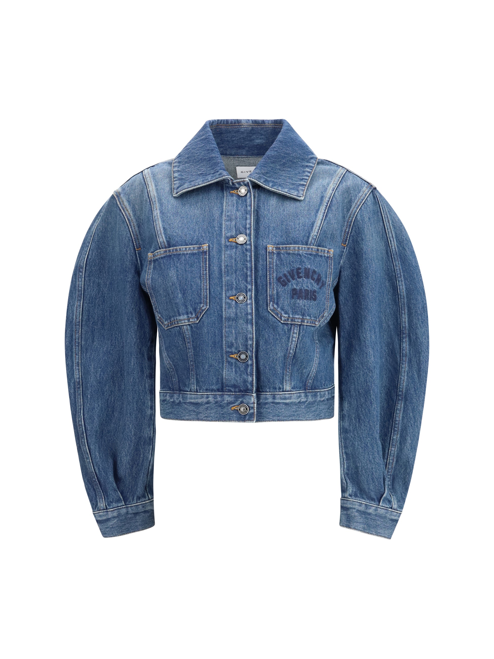 Givenchy Women Denim Crop Jacket GIVENCHY