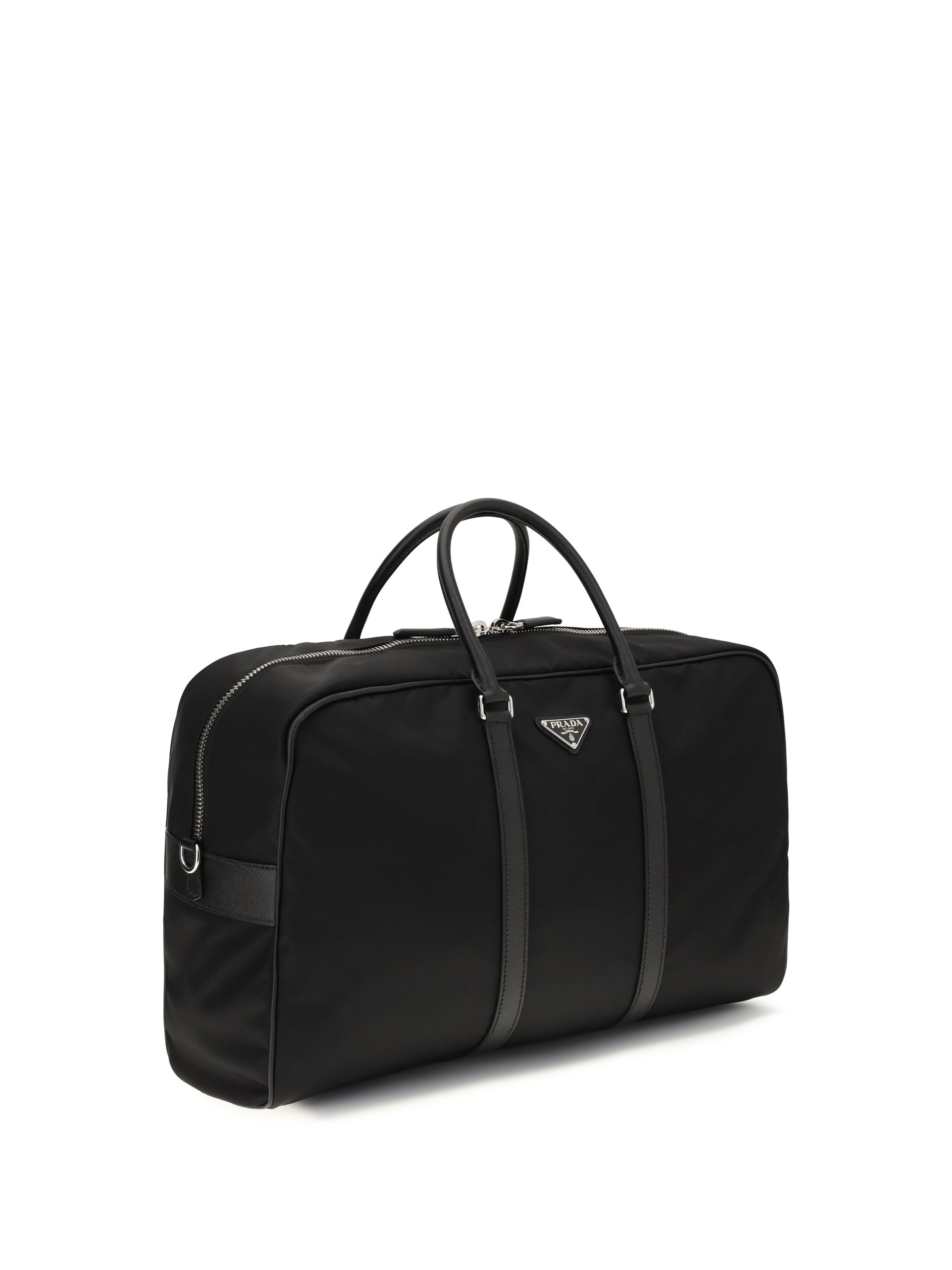 Prada Men Travel Bag In Re-Nylon And Saffiano PRADA