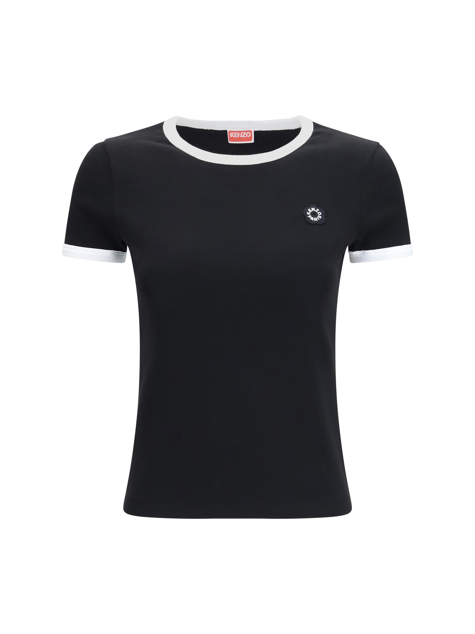 Kenzo Women Boke Flower 2.0 Embroidered Cotton T-Shirt KENZO