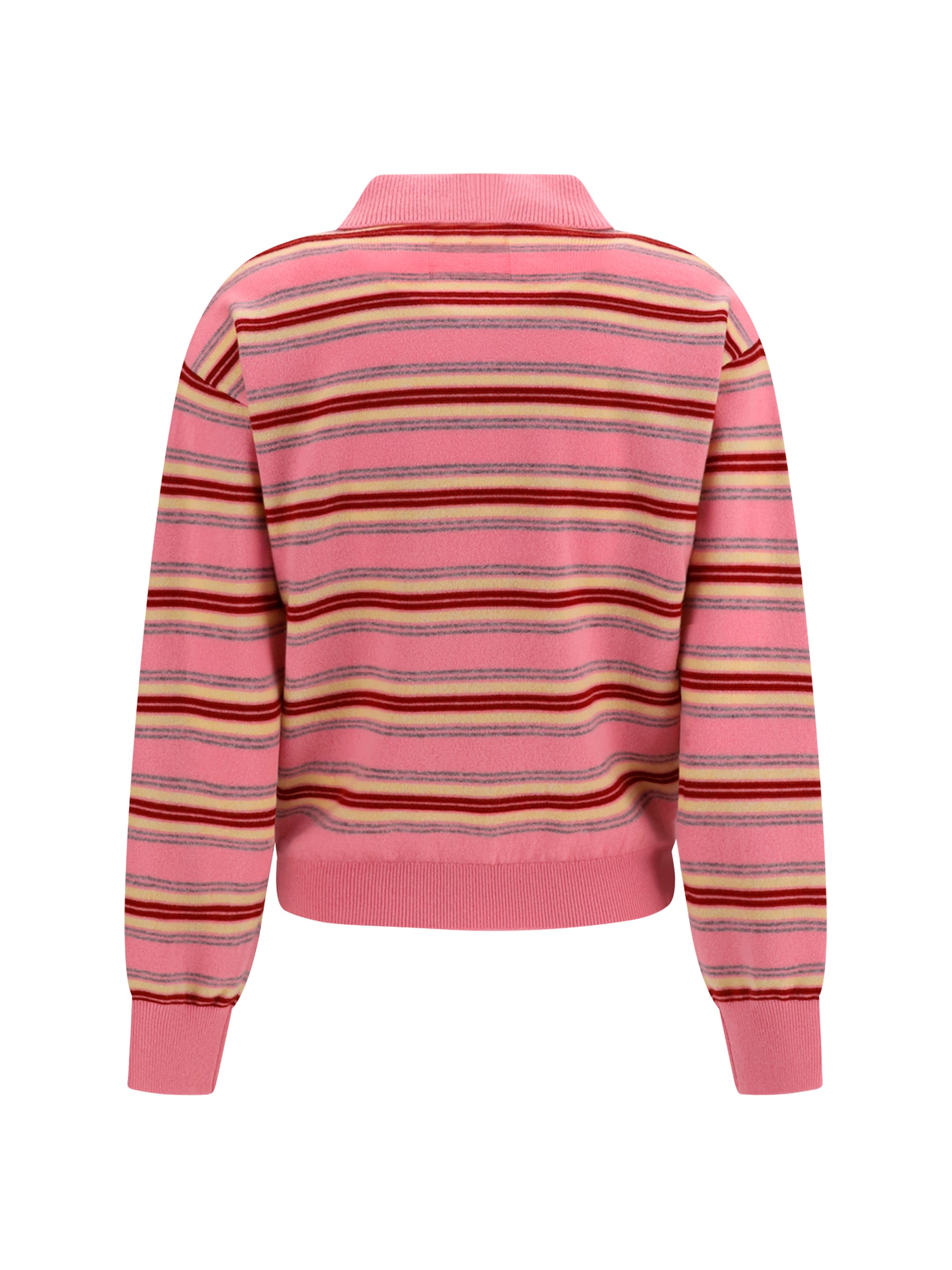 Guest In Residence Women College Striped Polo Sweater GUEST IN RESIDENCE