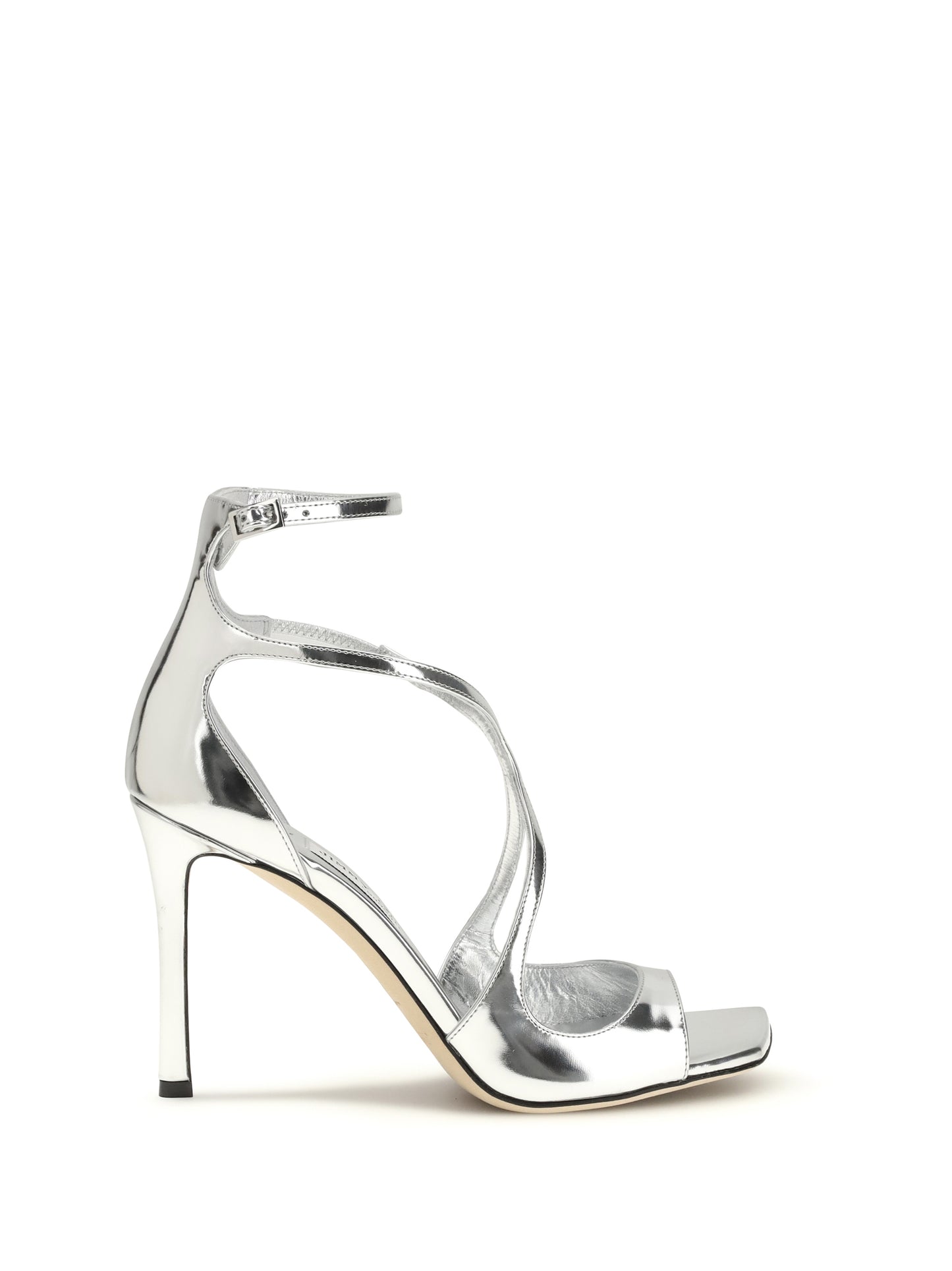 Jimmy Choo Women Azia Patent Leather Sandals JIMMY CHOO