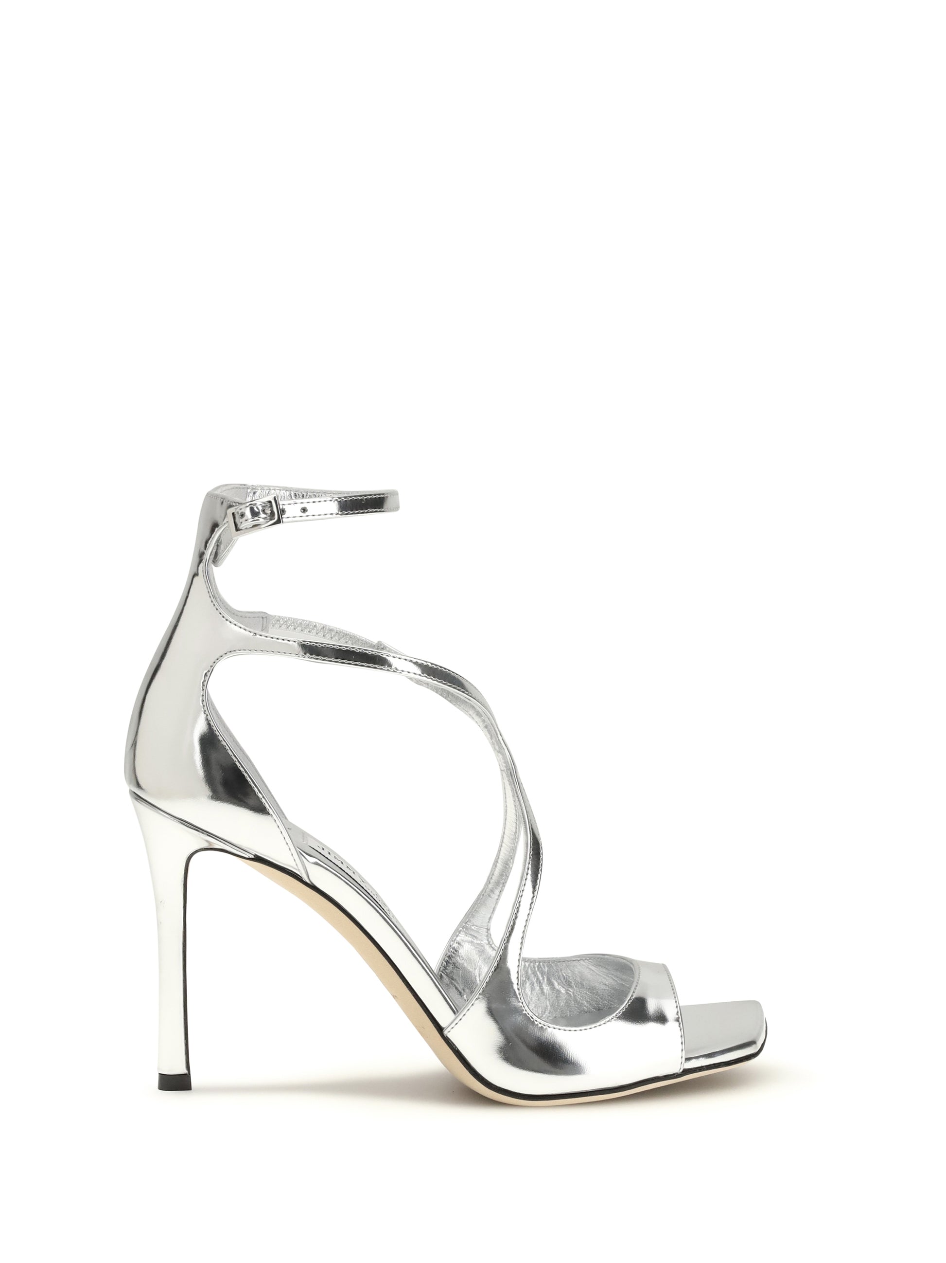 Jimmy Choo Women Azia Patent Leather Sandals JIMMY CHOO