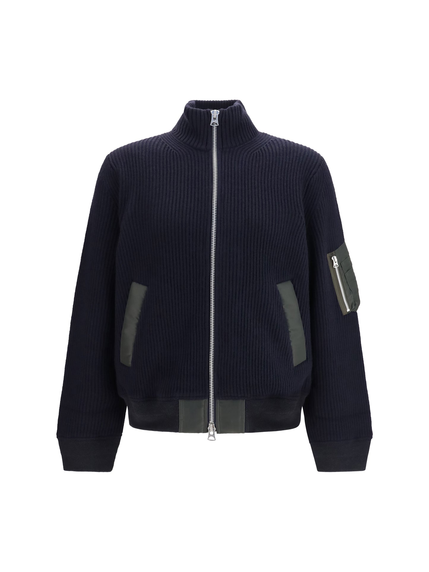 Sacai Men Ribbed Sweater SACAI