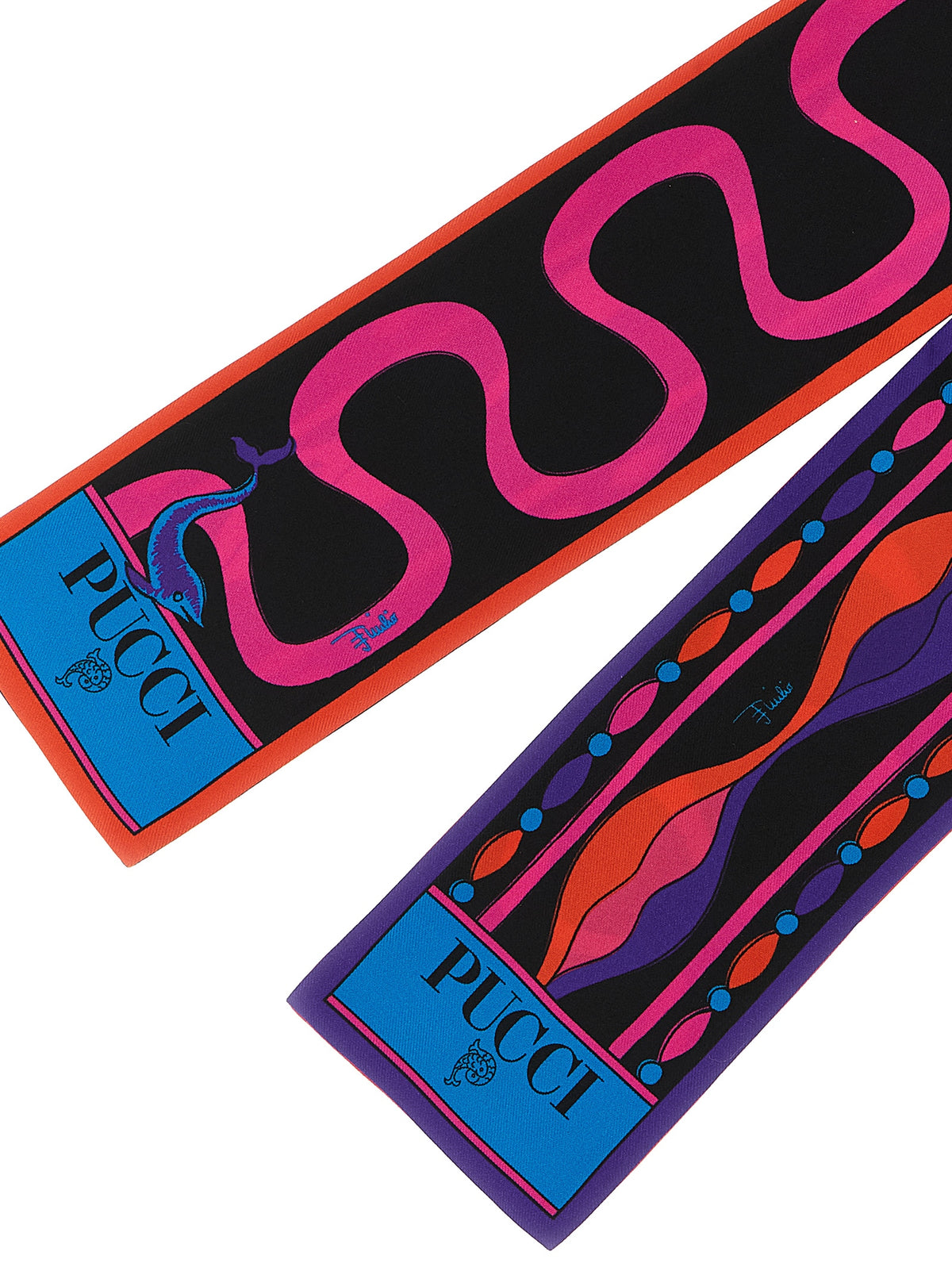 Emilio Pucci Women Multicolor Print Mix Scarf PUCCI