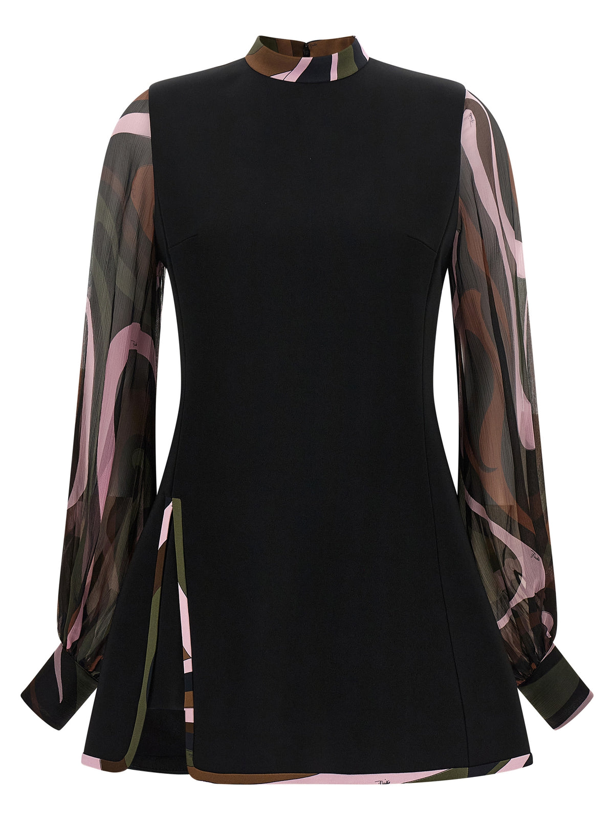 Emilio Pucci Women Black 'Marmo' Cady Dress PUCCI