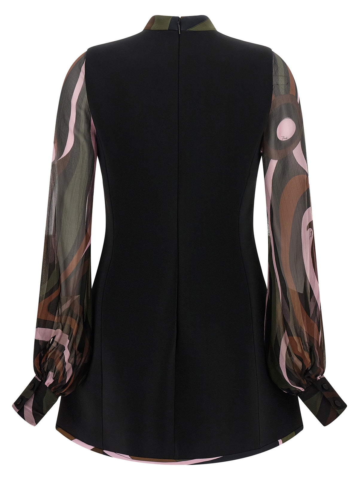 Emilio Pucci Women Black 'Marmo' Cady Dress PUCCI