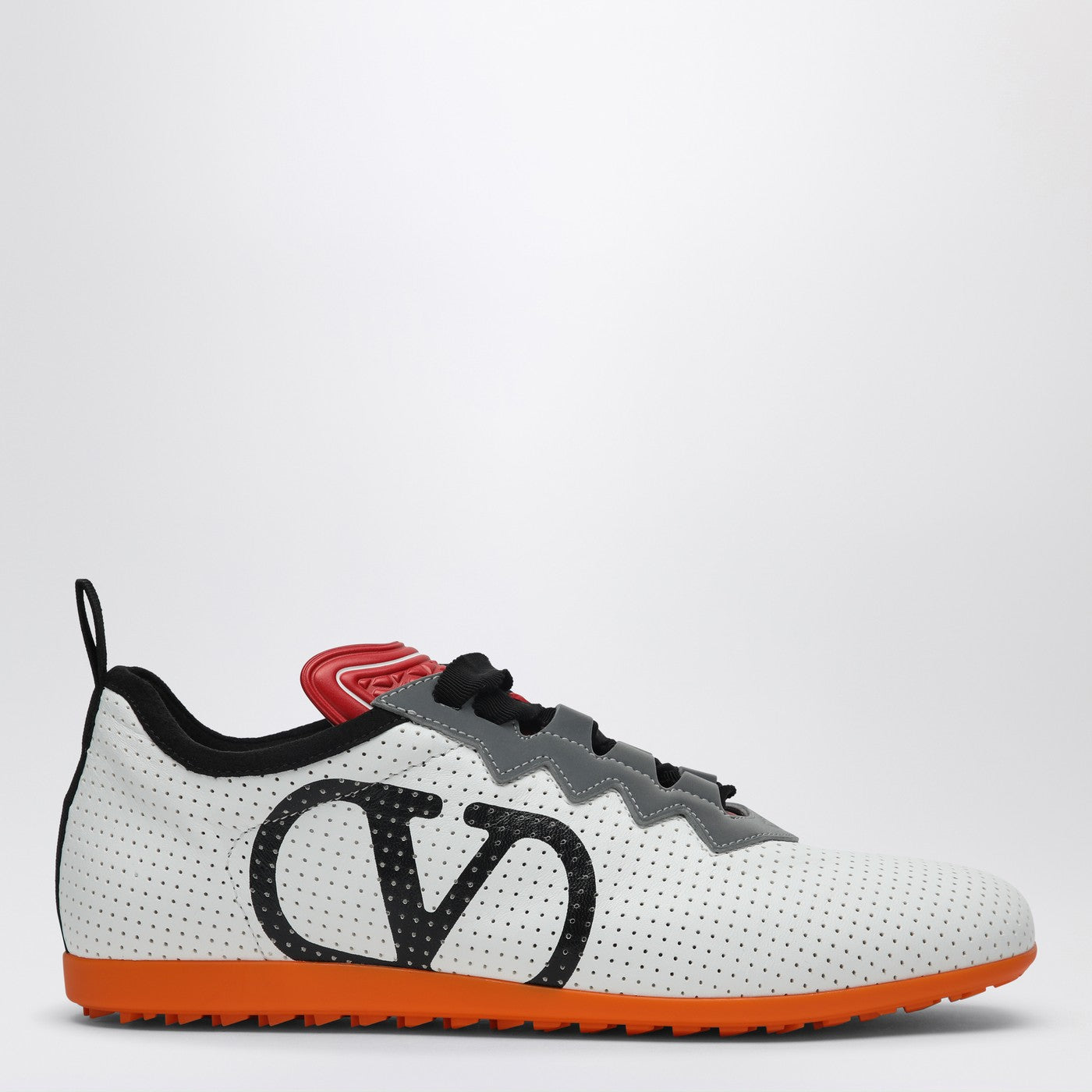 Valentino Garavani White Perforated Nappa Leather Chromathon Sneakers Women VALENTINO GARAVANI
