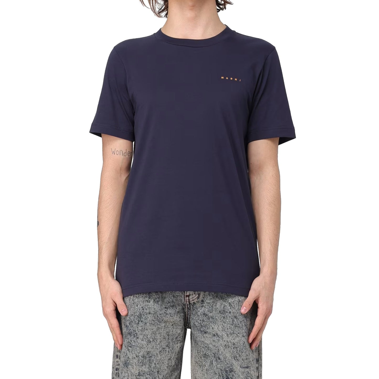 Marni Cotton Logo T-Shirt Men MARNI