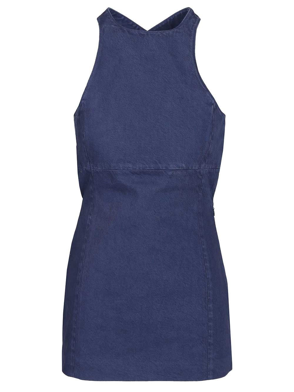 Miu Miu Women Gabardine Mini Dress MIU MIU