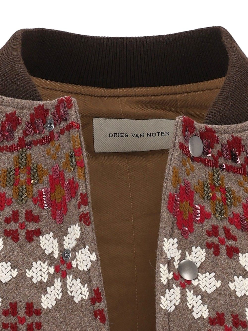 Dries Van Noten Men Valtor Bomber Jacket In Wool Blend DRIES VAN NOTEN
